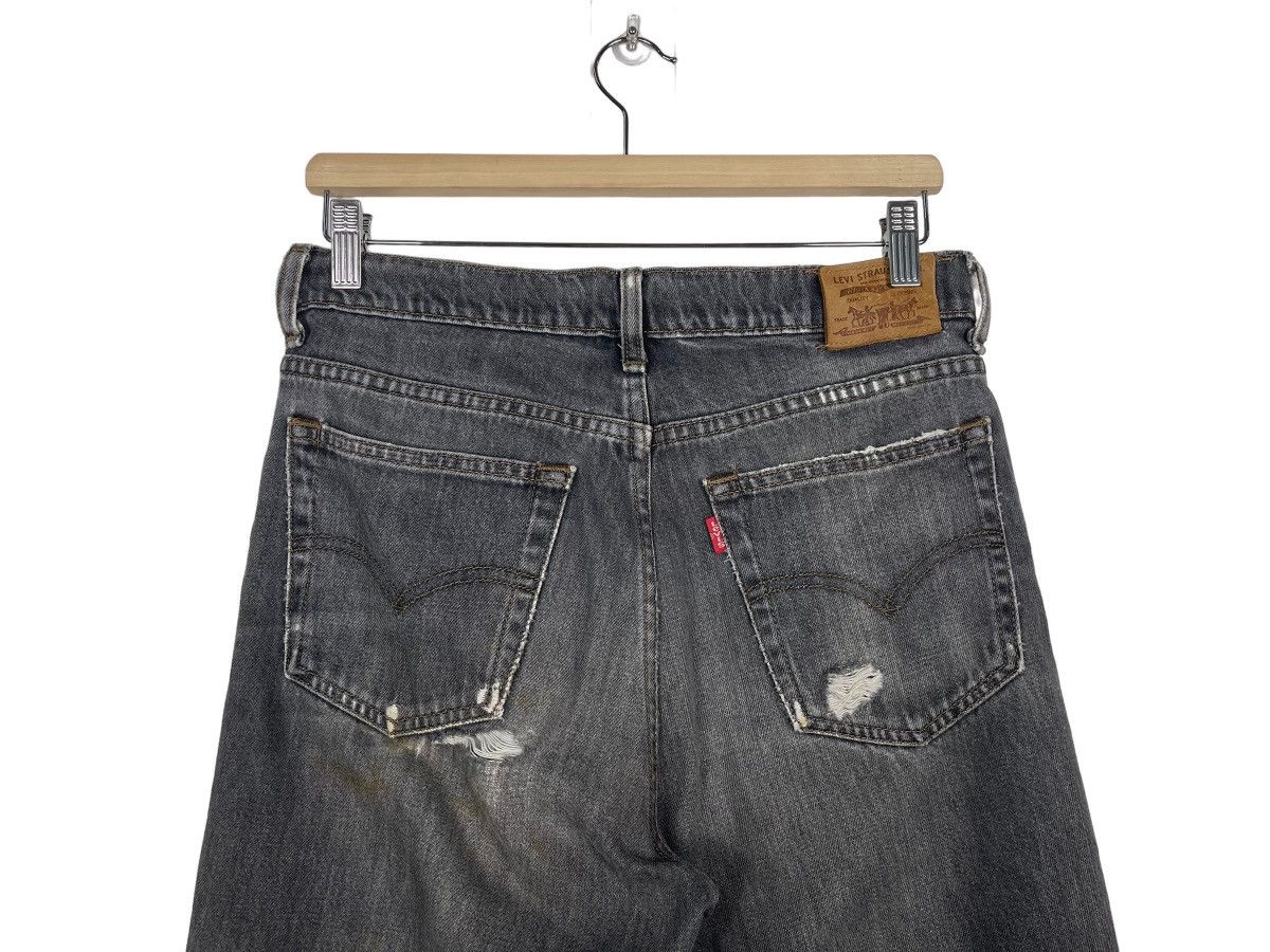 Levi's × Levi's Vintage Clothing Vintage Levis Black Distressed Denim Zipper Fly Size US 30 / EU 46 - 14 Thumbnail