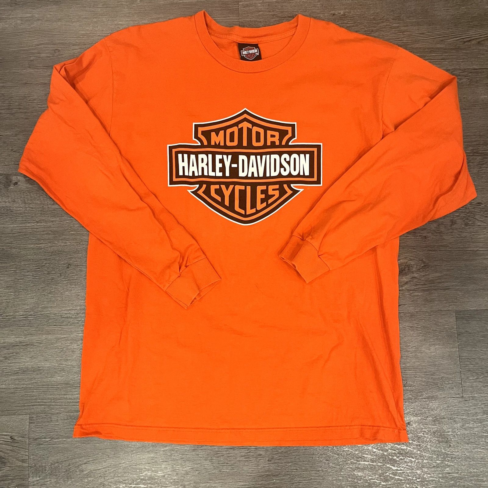 Harley Davidson Harley-Davidson Boston Long Sleeve Biker Tee Size US XL / EU 56 / 4 - 1 Thumbnail