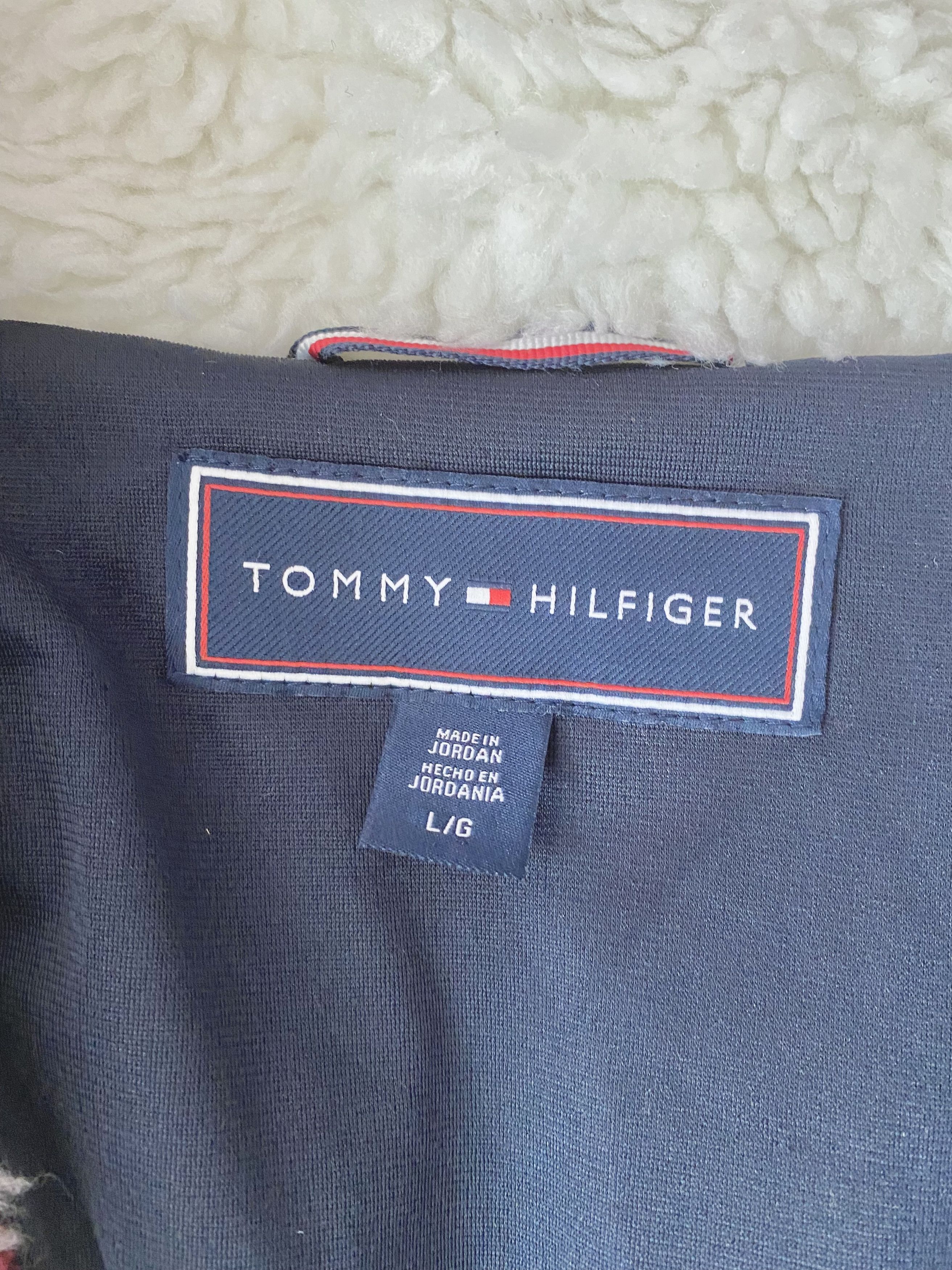Tommy Hilfiger Tommy Hilfiger - White Faux Shearling Winter Zip-Up Jacket Size L / US 10 / IT 46 - 12 Thumbnail