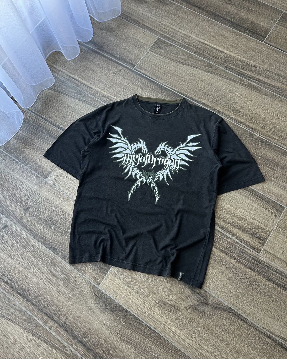 Vintage Vintage Metal Dragon horn big logo y2k shirt mens Size US M / EU 48-50 / 2 - 1 Thumbnail