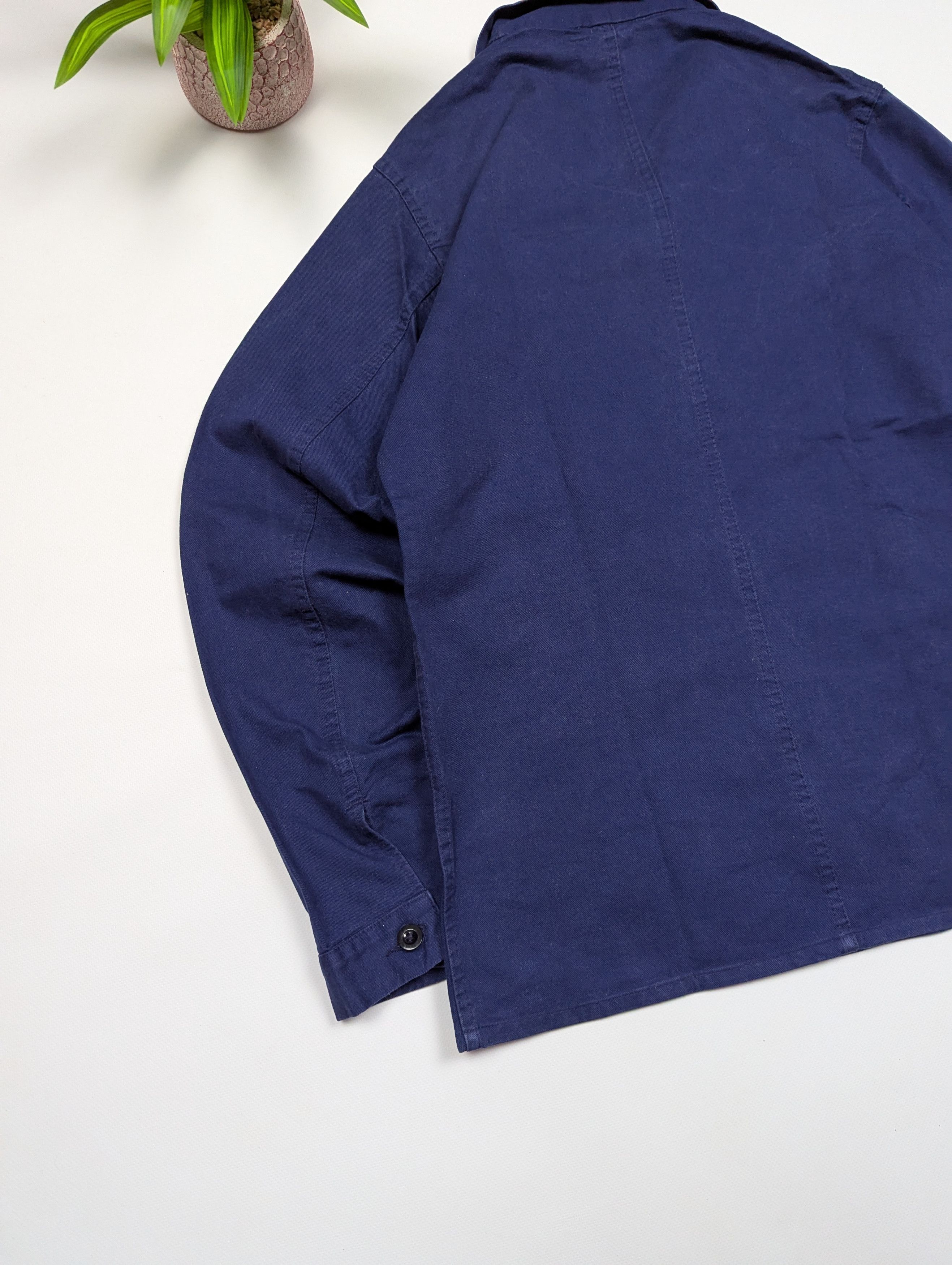 Vintage Vintage Marsum French Work Jacket M Navy Heavy Cotton Size US M / EU 48-50 / 2 - 10 Thumbnail