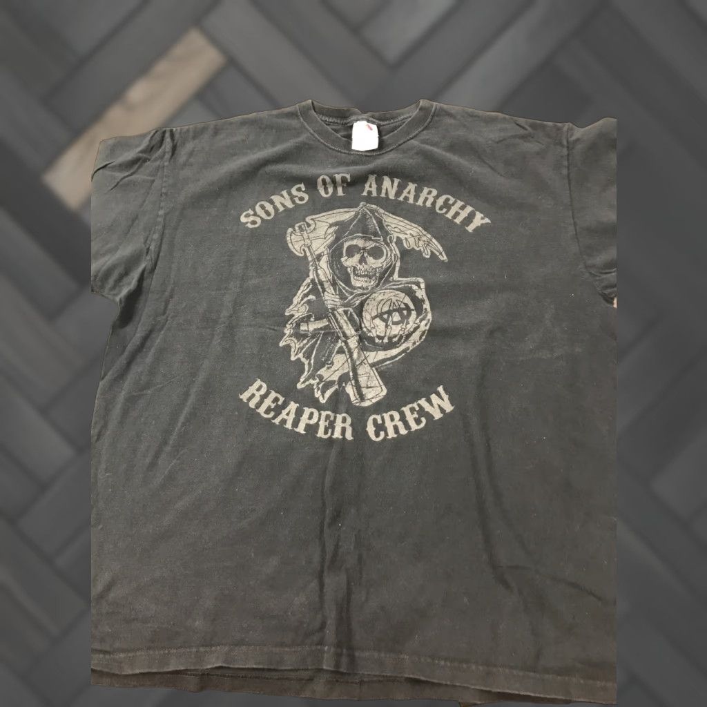 Fruit Of The Loom VINTAGE Sons Of Anarchy Short Sleeve T Shirt Men XL Black Nike Size US XL / EU 56 / 4 - 1 Thumbnail