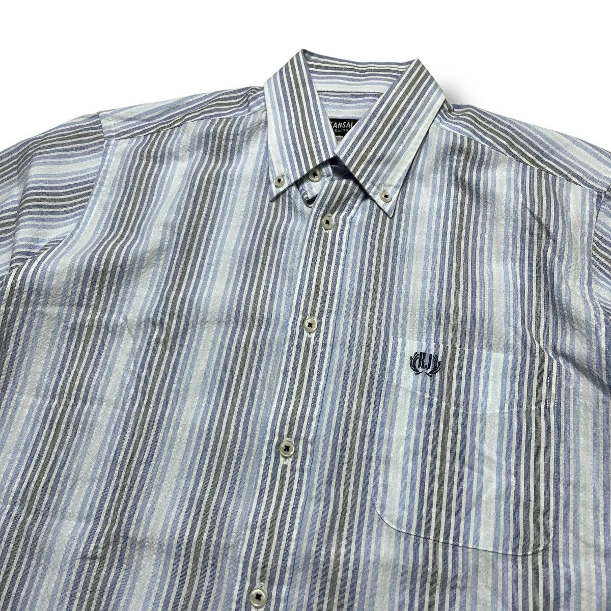 Kansai Yamamoto Kansai Yamamoto Shadow Striped button shirt Size US M / EU 48-50 / 2 - 4 Thumbnail