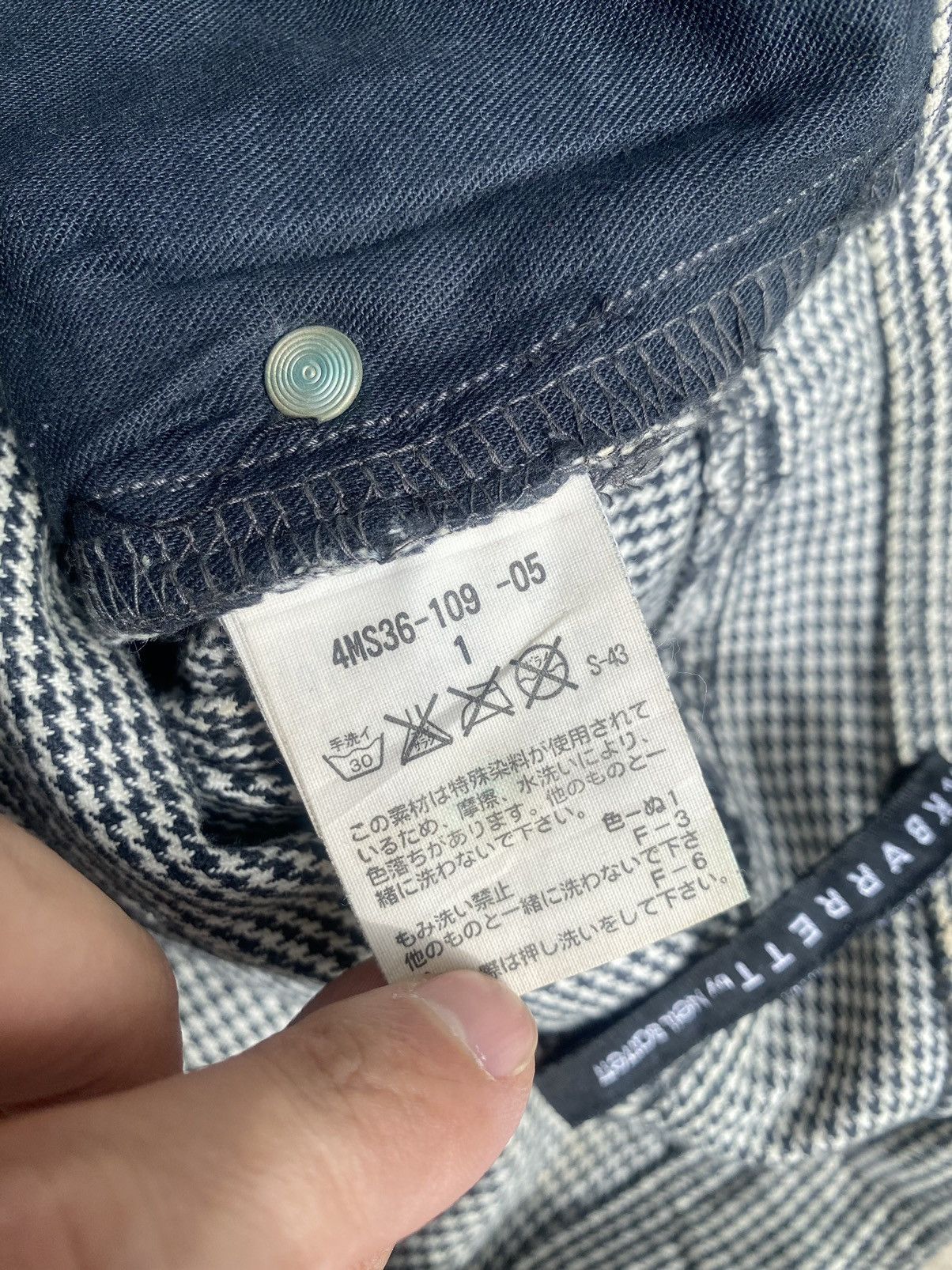 Designer × Neil Barrett × Punk and Yo Black Barrett Neil barrett Tartan Clawmark Slim Fit Jeans Size US 30 / EU 46 - 20 Thumbnail