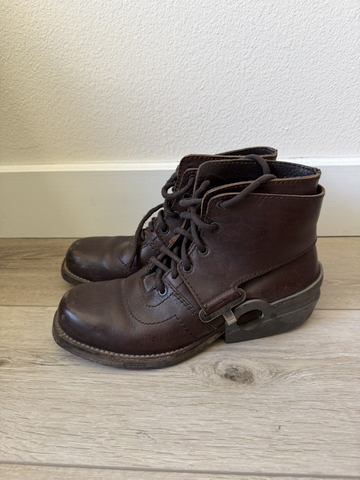 Dirk Bikkembergs Vintage Heel Clasp Hiking Boots 41 Size US 8 / EU 41 - 3 Thumbnail