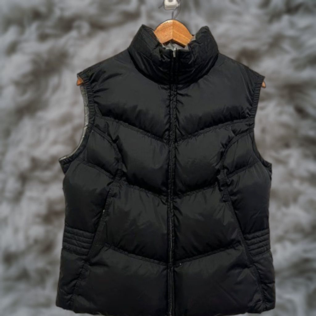 Nike VINTAGE Nike Puffer Vest Down Fill Zip Reversable Womens Size L Black Size L / US 10 / IT 46 - 1 Thumbnail