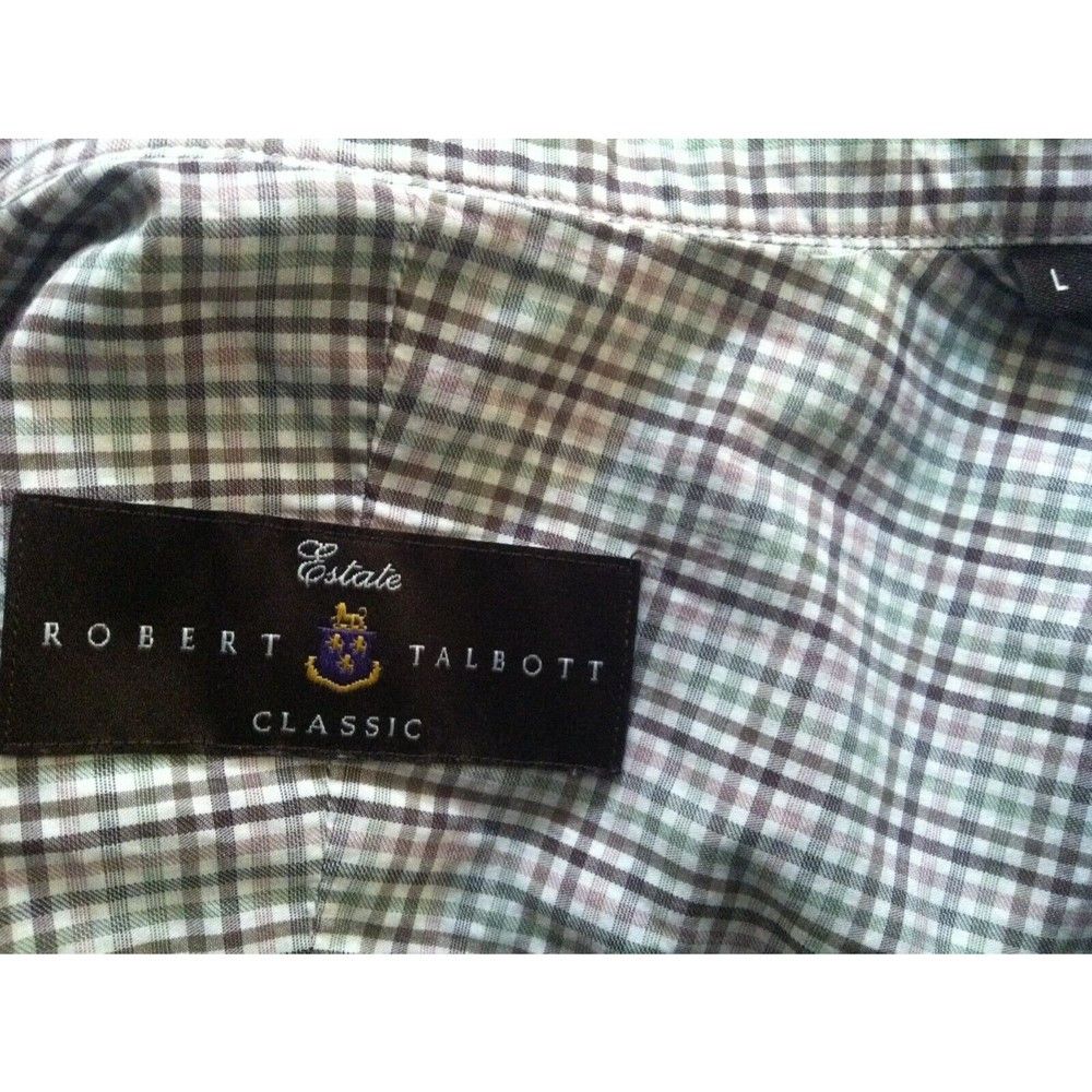 Robert Talbott ROBERT TALBOTT MEN'S 100%COTTON CASUAL SHIRT SIZE:L Size US L / EU 52-54 / 3 - 5 Thumbnail