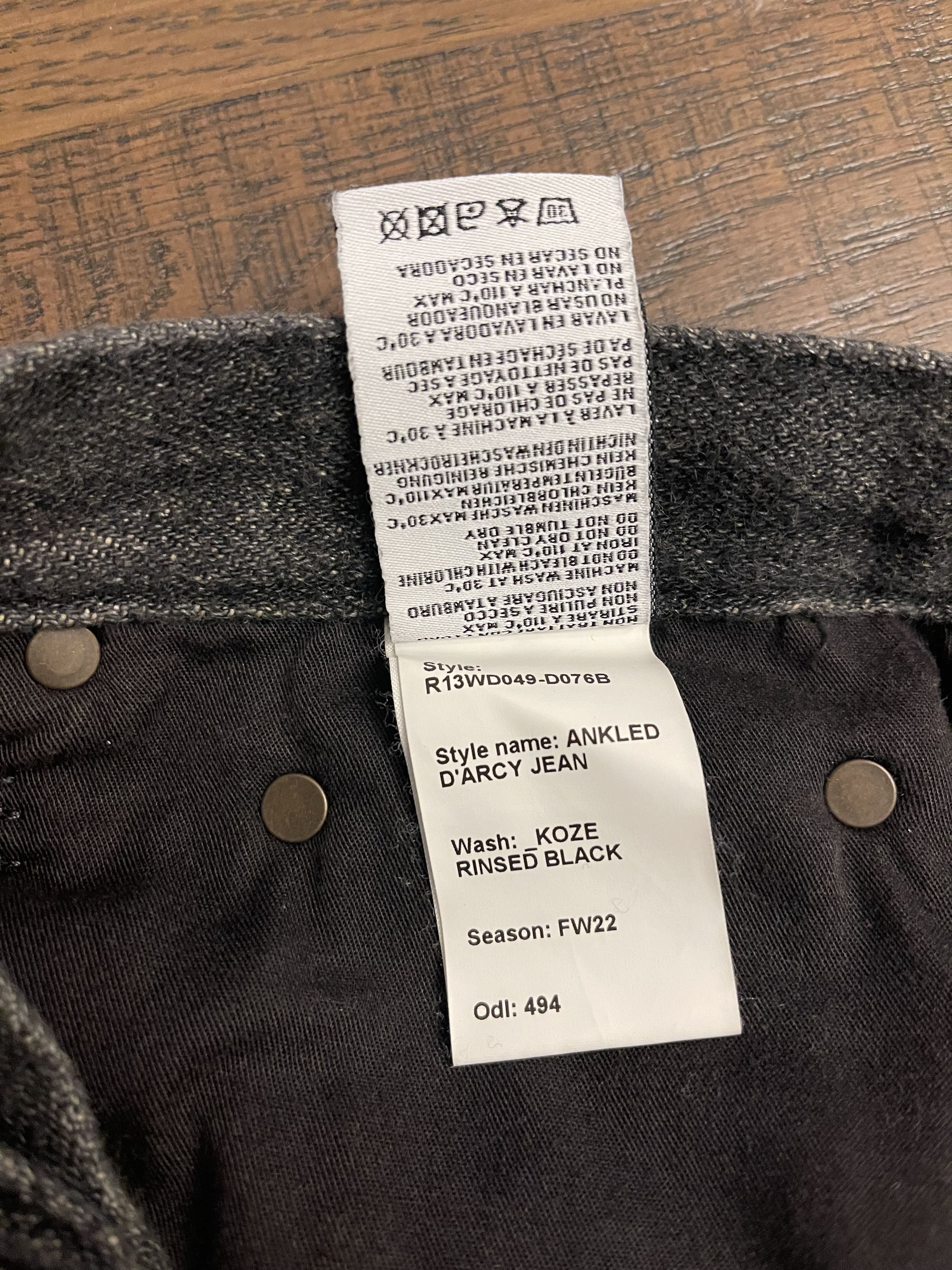 R13 FW22 R13 Made in Italy Ankled D'Arcy Pants Size US 31 - 7 Thumbnail