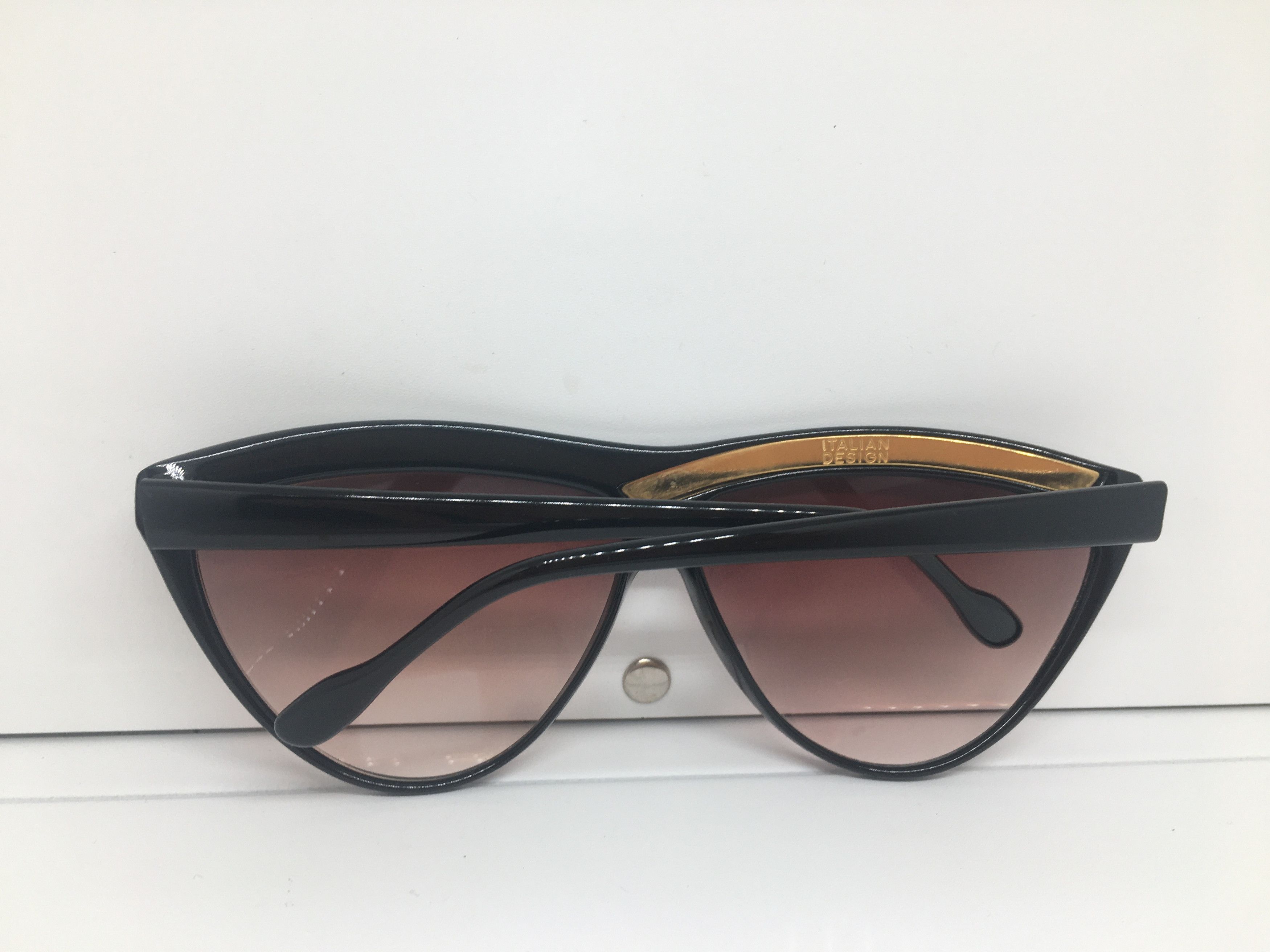 Vintage Vintage 80s Vertice Asymmetric Woman Sunglasses Italy Size ONE SIZE - 9 Thumbnail