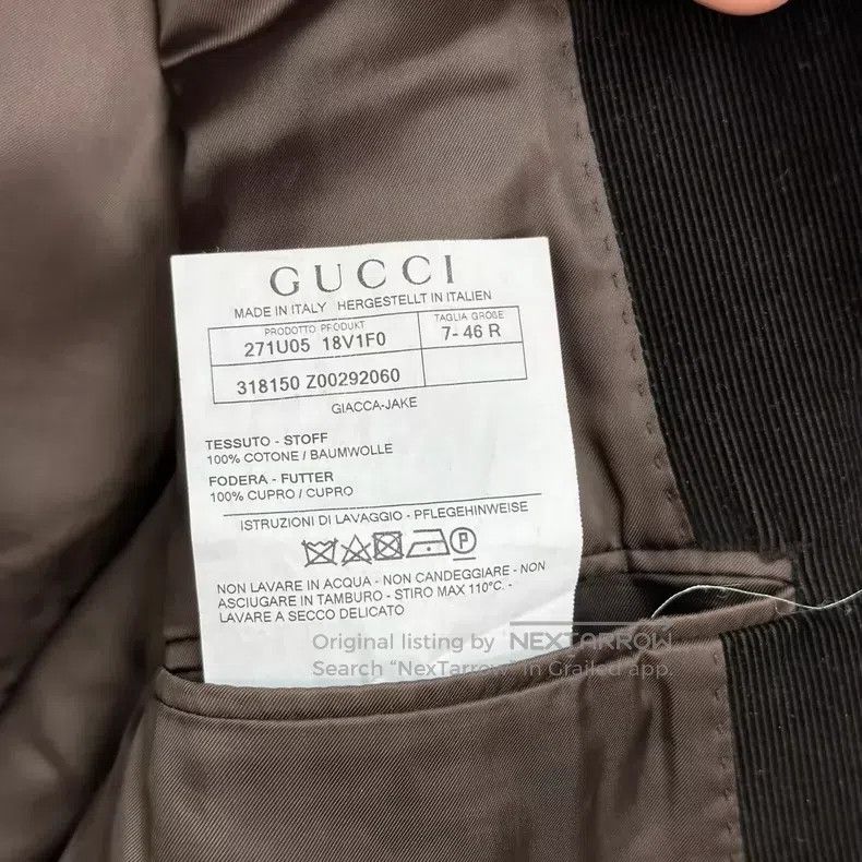 Gucci Gucci Classic corduroy suit jacket Size 46R - 4 Thumbnail