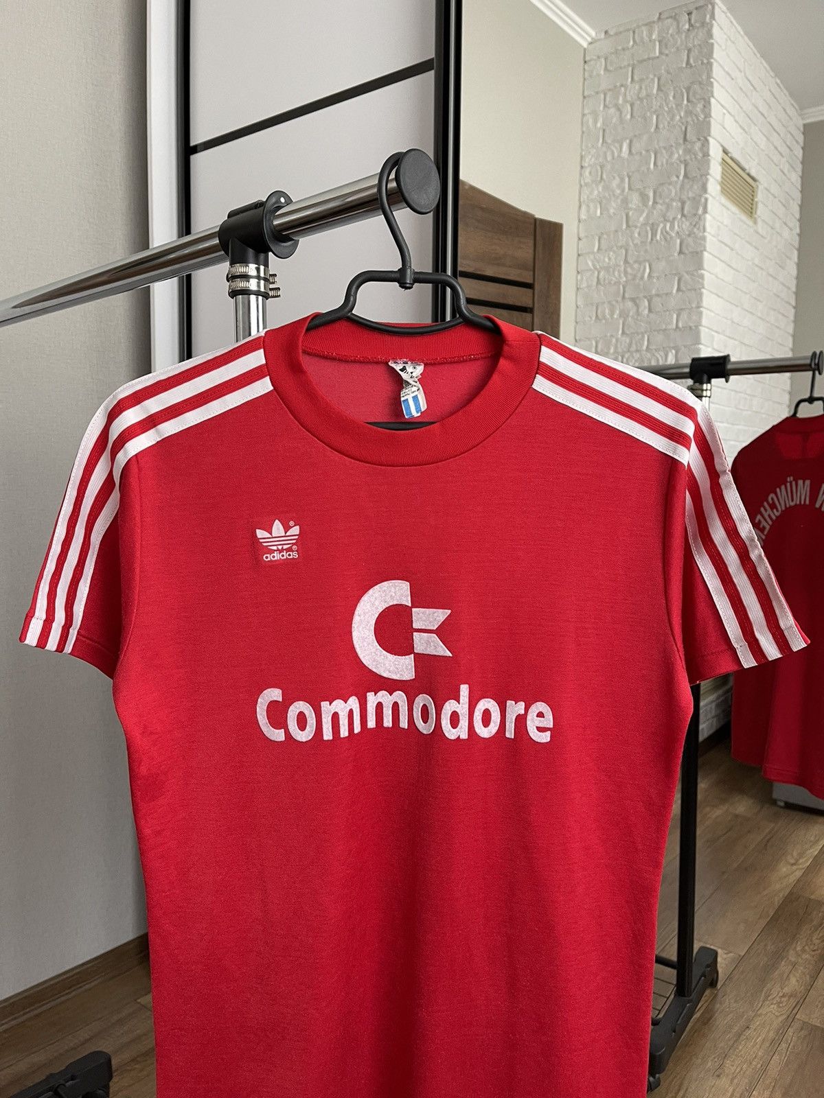 Vintage 1984/1986 Adidas Bayern Munich Vintage Soccer Jersey T-Shirt Size US S / EU 44-46 / 1 - 3 Thumbnail