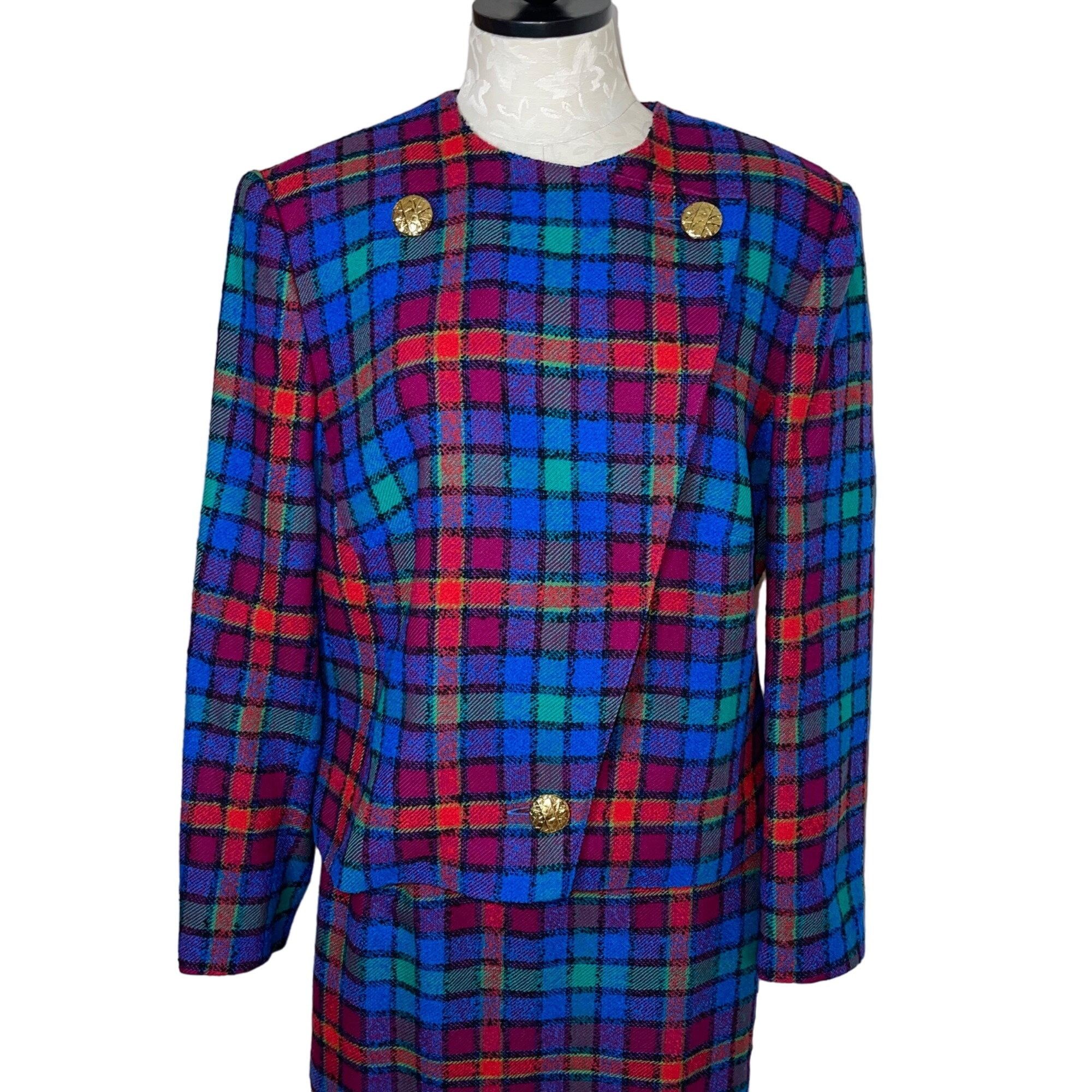 Vintage Lady F Vintage Womens Jacket Skirt Suit Size Large Size ONE SIZE - 3 Thumbnail