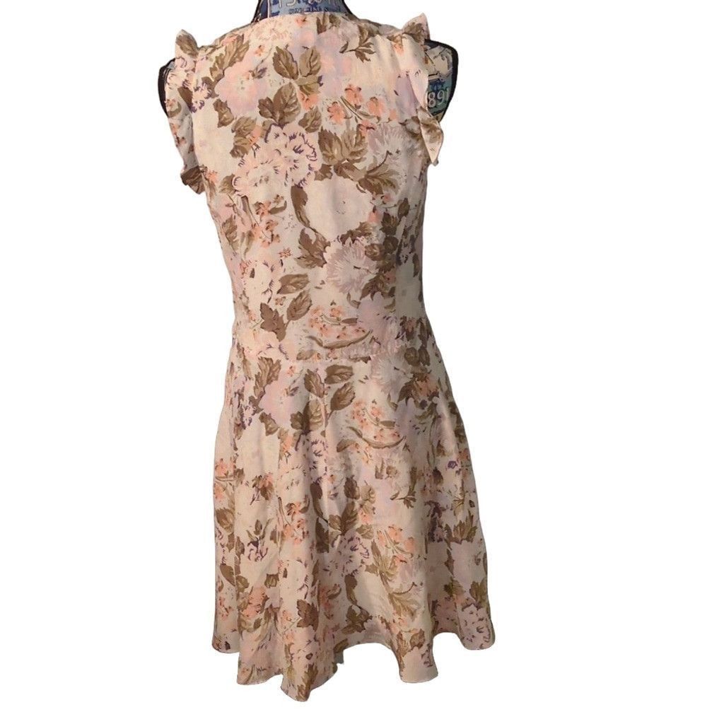 Rebecca Taylor Rebecca Taylor Floral Silk Shift Dress Dual Lined Size 2 Size XS / US 0-2 / IT 36-38 - 6 Thumbnail