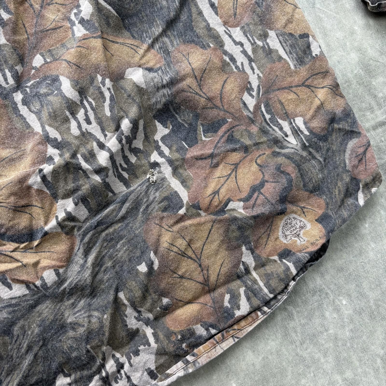 Mossy Oaks Vintage 80s 90s Mossy Oak Fall Foliage Camo Button Up Shirt Size US L / EU 52-54 / 3 - 7 Thumbnail