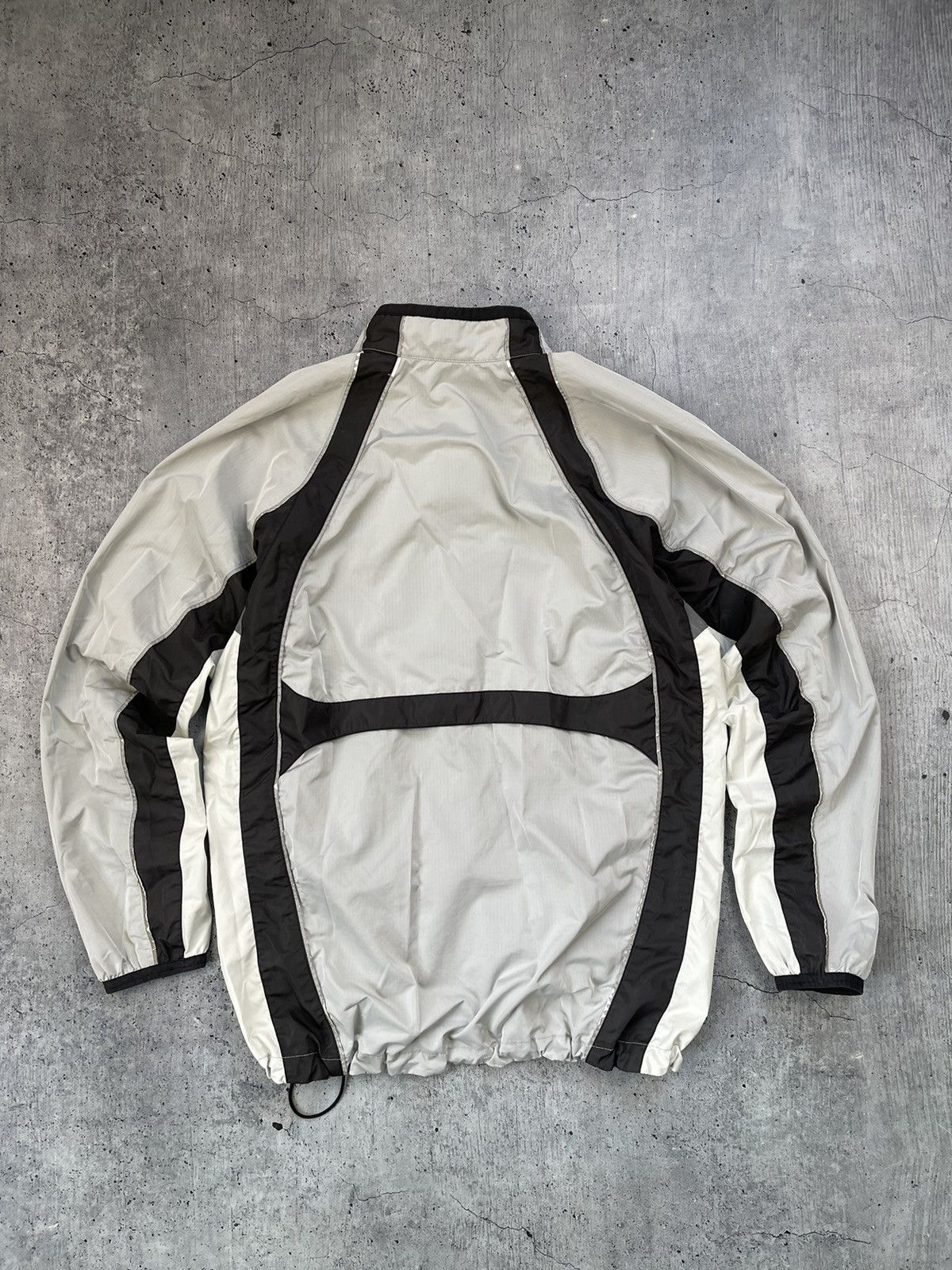 Nike × Vintage Vintage 90s Nike Nylon baggy Bomber Jacket Size US L / EU 52-54 / 3 - 11 Thumbnail
