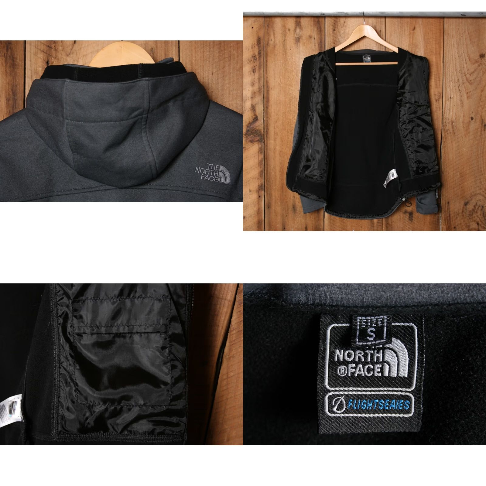 The North Face THE NORTH FACE Flight Series Gray Windbreaker Jacket w/Removable Hood Women's S Windbreaker Jacket Gray Women's S Size S / US 4 / IT 40 - 8 Thumbnail