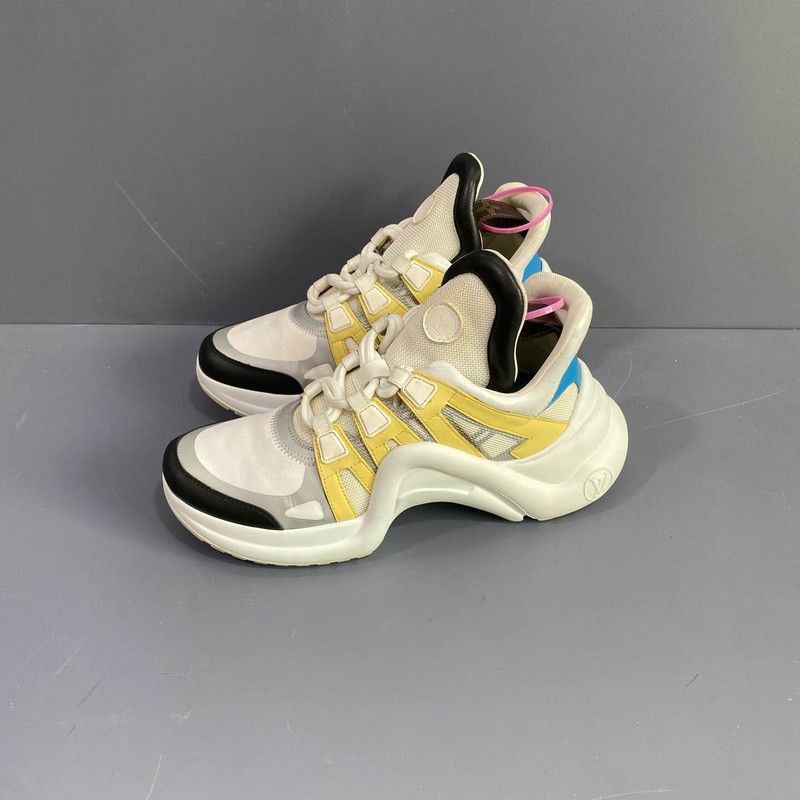 Louis Vuitton Louis Vuitton Archlight Wave Sneakers in Blue, White, Yello Size US 6.5 / EU 39-40 - 1 Thumbnail