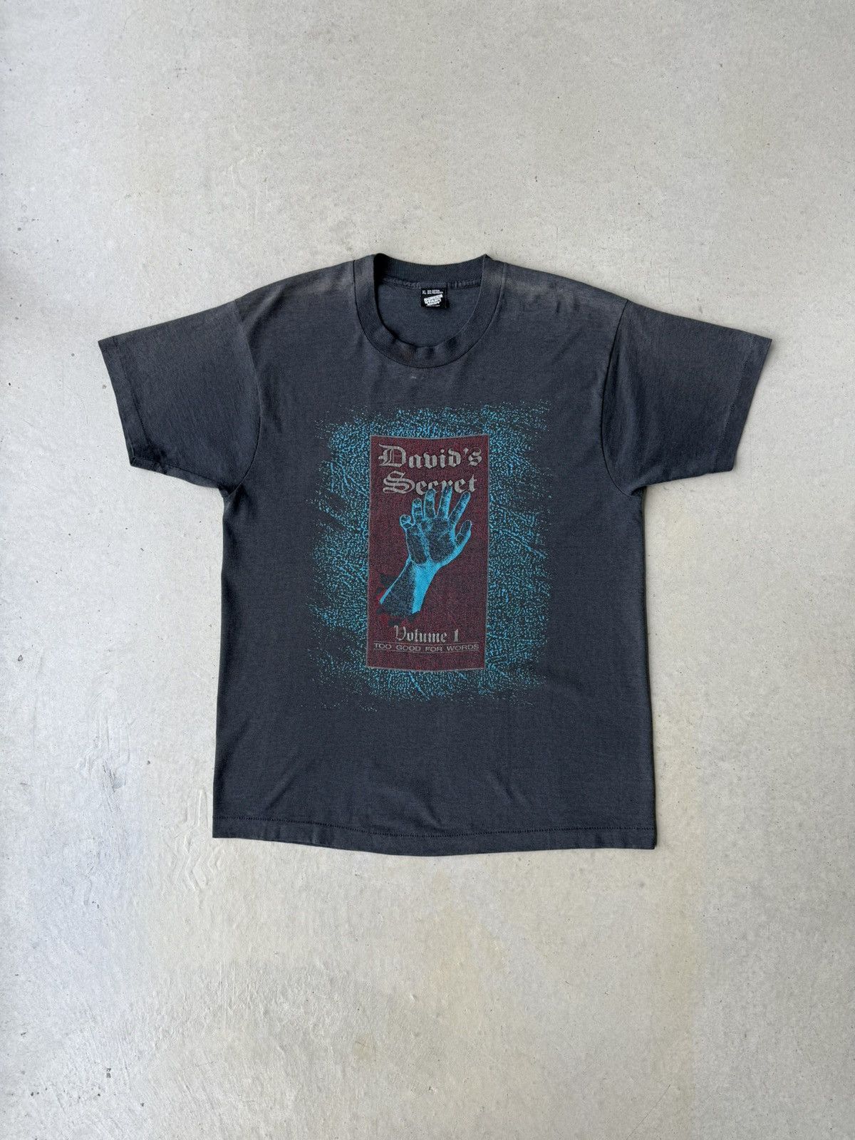 Vintage Vintage 1990s Davids Secret “ Too Good for Words “ Jesus Tee Size US XL / EU 56 / 4 - 1 Thumbnail