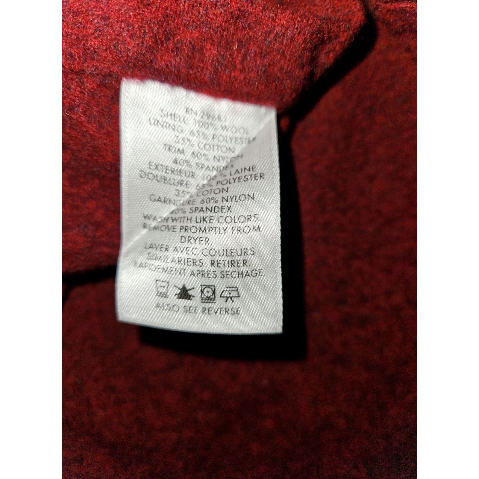 Pendleton VINTAGE Pendleton Jacket Men XL 100% Wool Red Short Button Padded Elbow Logo 80s 90s Classic Regular Mens Size US XL / EU 56 / 4 - 3 Thumbnail