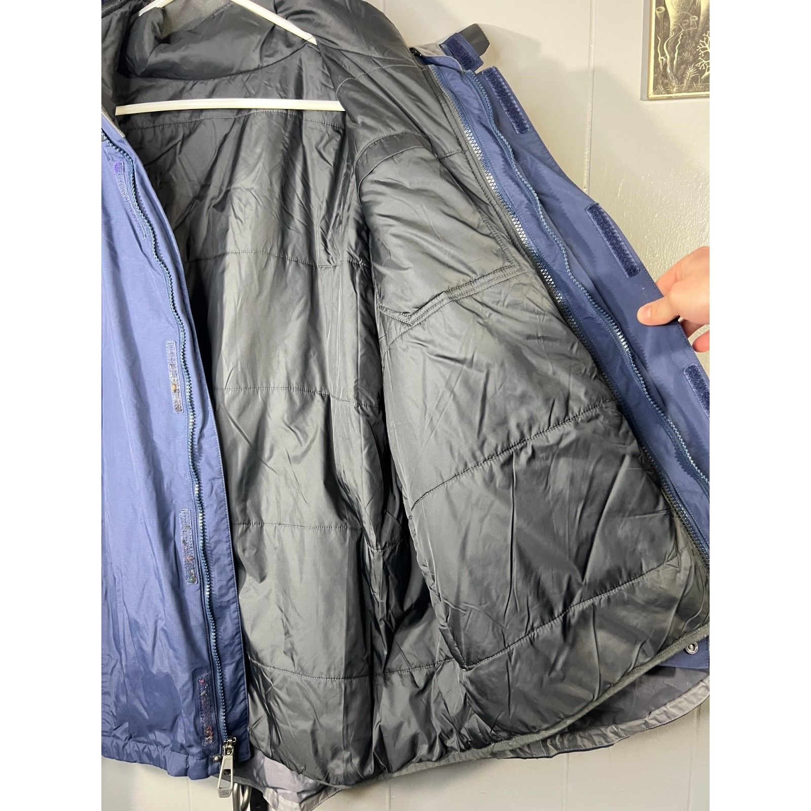 The North Face The North Face Jacket Mens XL Blue Blac Hyvent 3-in-1 Ski Wi Size US XL / EU 56 / 4 - 6 Thumbnail
