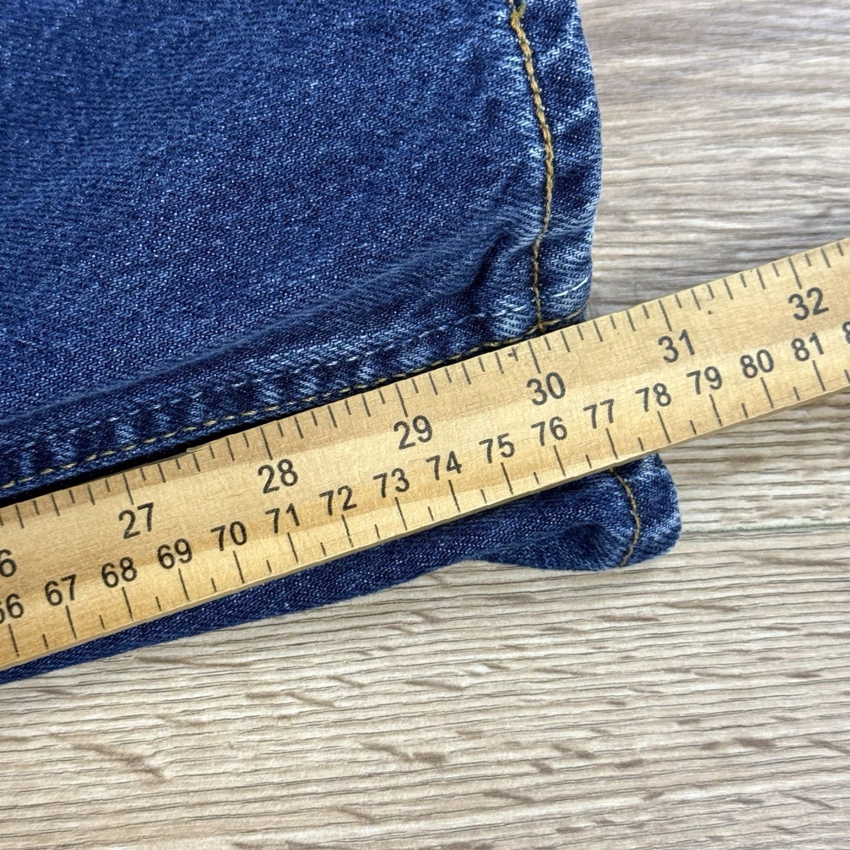 Levi's LEVI'S 505 MEN'S DENIM JEANS REGULAR FIT STRAIGHT LEG SIZE 38 X 32 BLUE Size US 38 / EU 54 - 7 Thumbnail
