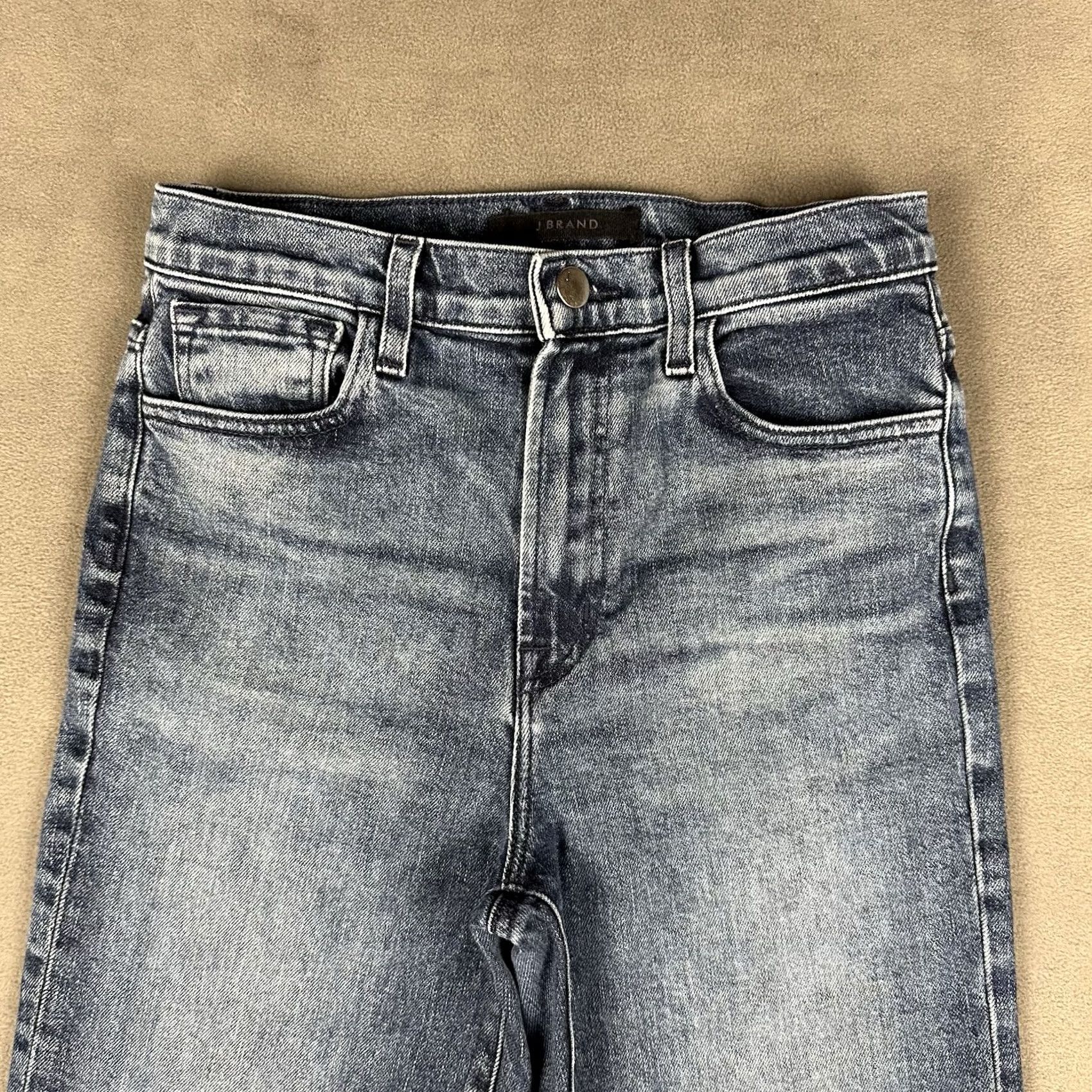 J Brand J Brand Jeans Women's 26 Blue Denim Jules Amica Straight Fit High Rise EUC Jeans Size 26" / US 2 / IT 38 - 3 Thumbnail