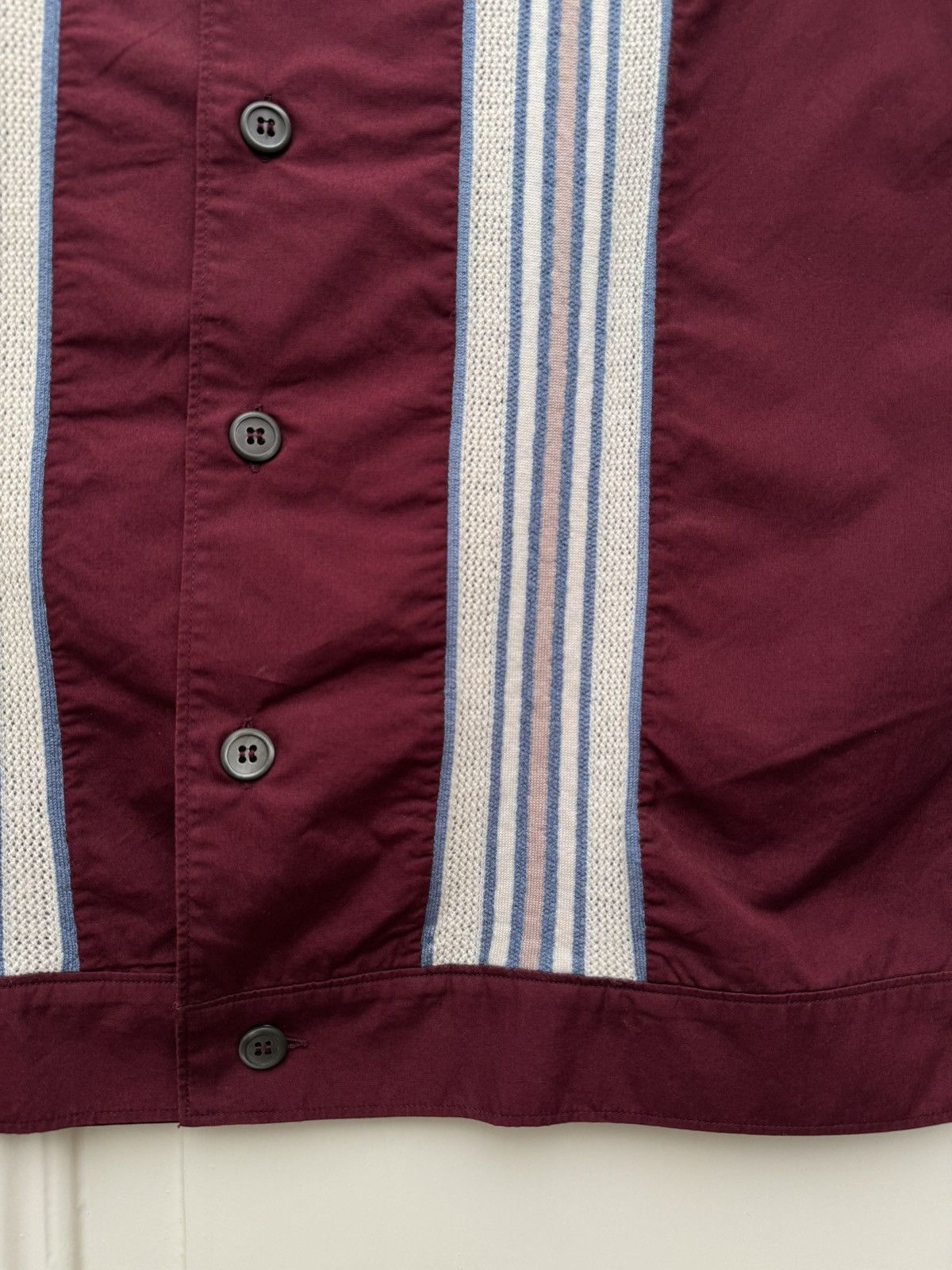 Prada Prada SS16 Knit Stripe Bowling Shirt Size US S / EU 44-46 / 1 - 3 Thumbnail