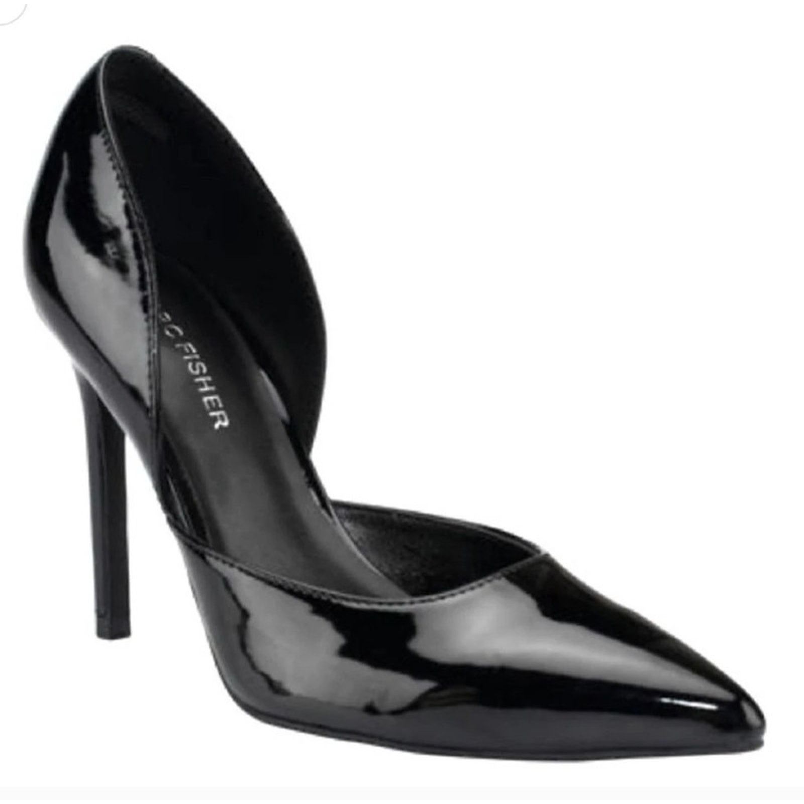 Marc Fisher Marc Fisher Chrysta Black Patent Leather Pumps Size 7.5 Size US 7.5 / IT 37.5 - 1 Thumbnail