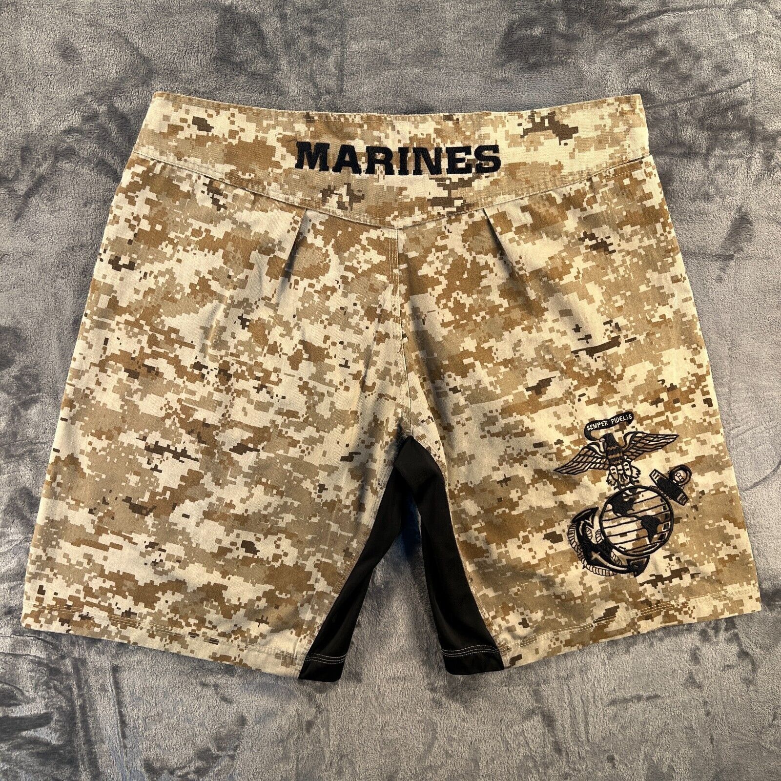 Usmc US Desert Marine Combat Drawstring Bermuda Shorts Men XL Dig | Grailed