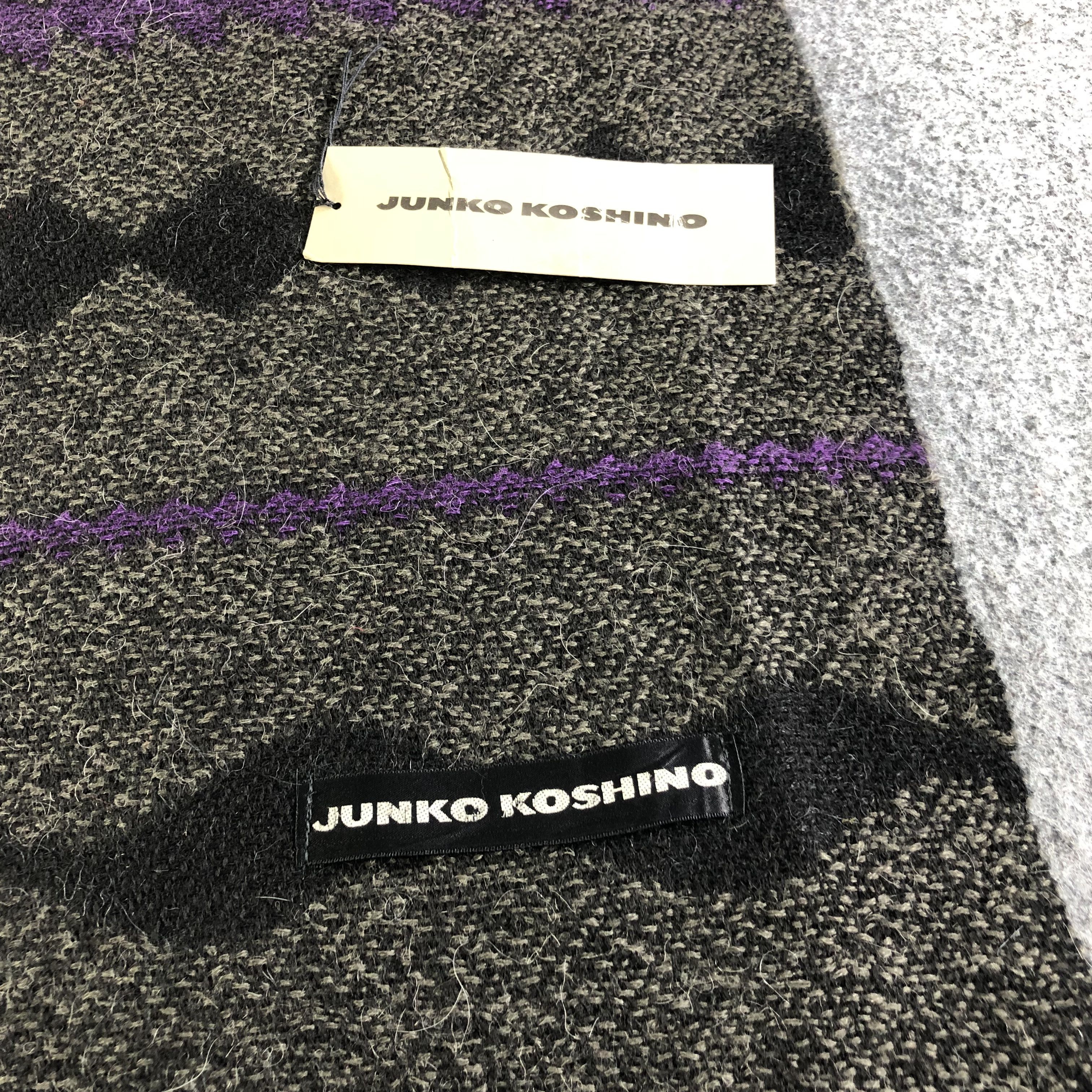 Mr. Junko Junko Koshino Wool Scarf Muffler V2037 Size ONE SIZE - 5 Thumbnail