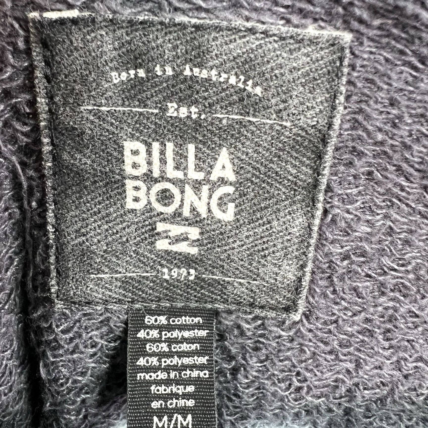 Billabong VINTAGE Billabong Shirt Womens M Gray Tie Dye Cut Off Pocketed Sweatshirt 3/4 Sleeve Geometric Print 90s Beach Theme Mens? Womens Size M / US 6-8 / IT 42-44 - 5 Thumbnail