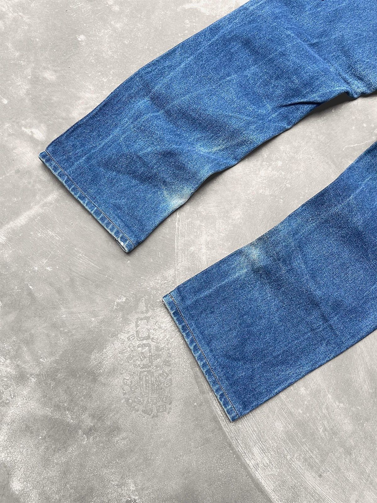 Carhartt Faded Carhartt Raw-Denim Carpenter Double Knee Pant B07-DNM Size US 32 / EU 48 - 8 Thumbnail