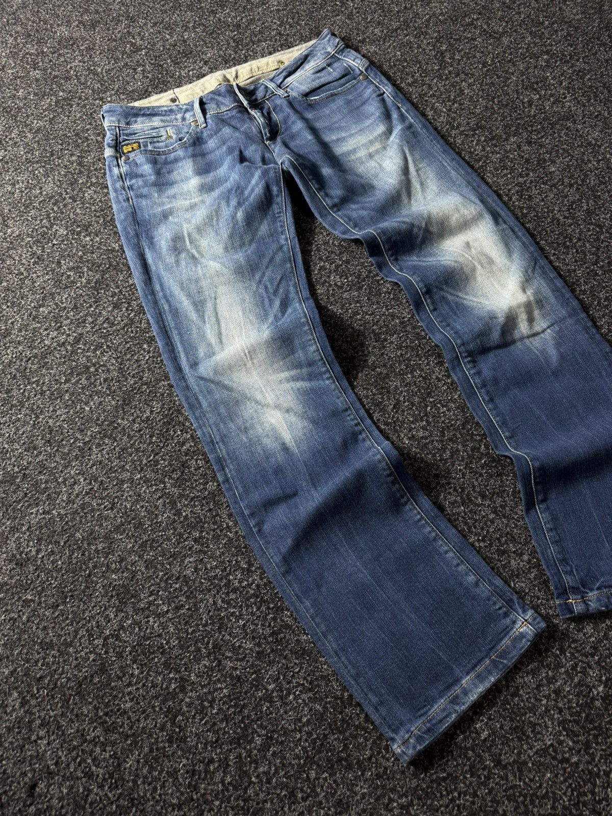 G-Star × Vintage Vintage 90s G-Star Raw Denim Jeans Pants Baggy Size 29" - 2 Thumbnail