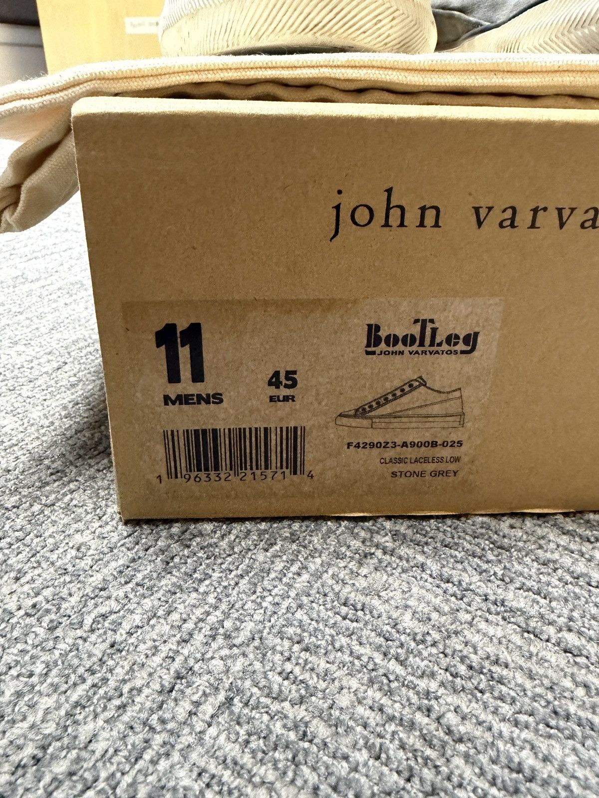 John Varvatos John Varvatos Vulc Laceless Low Top Sneakers Size US 11 / EU 44 - 5 Thumbnail