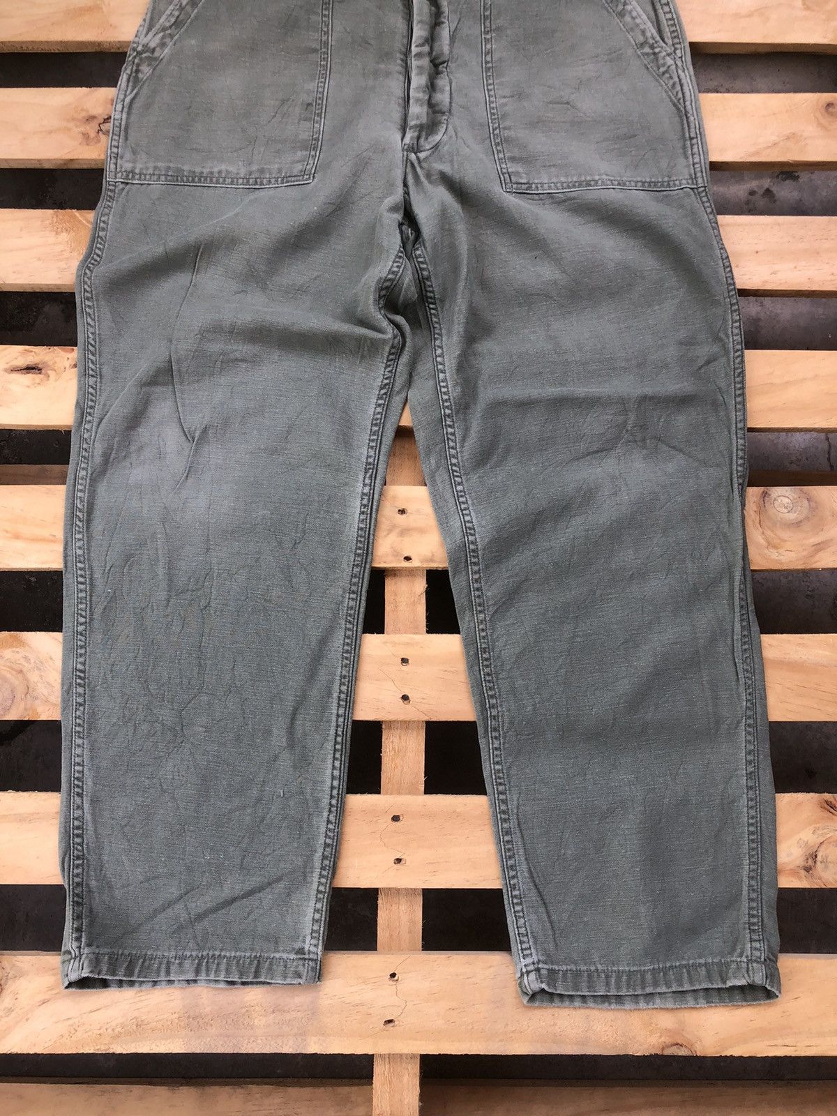 Vintage Vintage 60s 70s OG 107 US Army Utility Pants Size US 34 / EU 50 - 2 Thumbnail