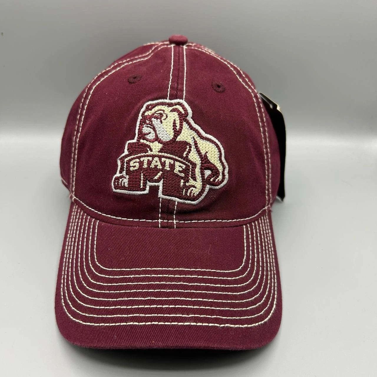 Adidas Mississippi State Bulldogs Hat Men Red Strap Back Cap Cotton Size ONE SIZE - 1 Thumbnail