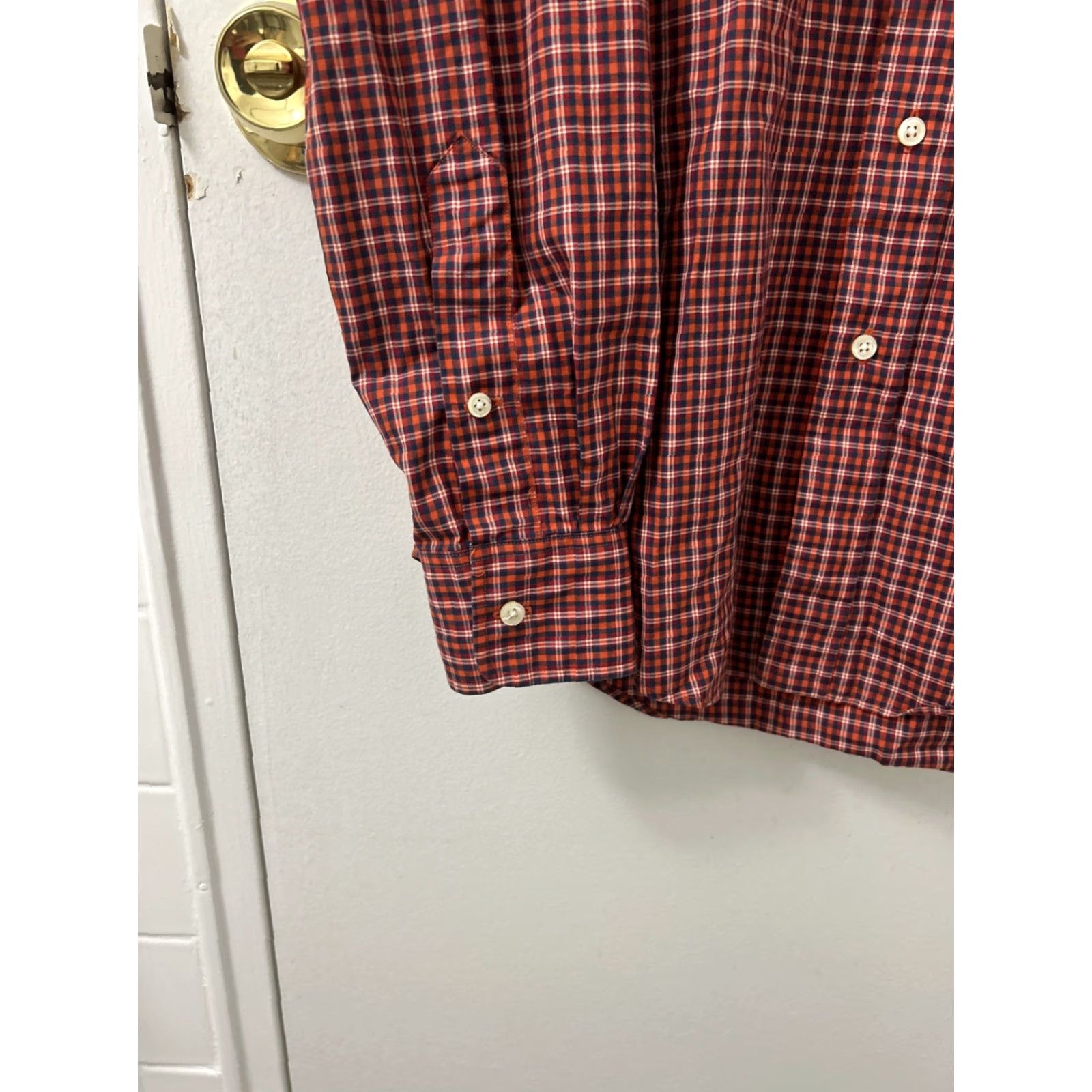 Polo Ralph Lauren VINTAGE Polo Ralph Lauren Regent Shirt Mens Small Red Plaid 90s Button-Down L/S Regular Fit Size US S / EU 44-46 / 1 - 7 Thumbnail