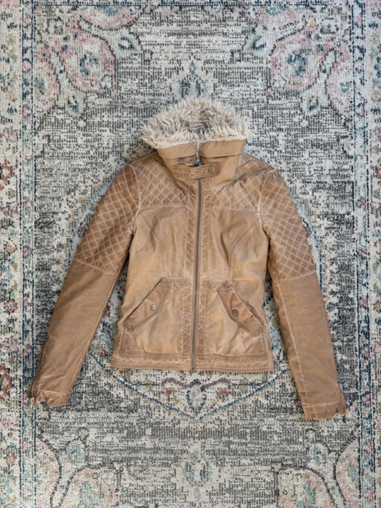 Japanese Brand Vintage Y2K Motorcycle Fur Collar Avantgarde Jacket Size US M / EU 48-50 / 2 - 13 Thumbnail