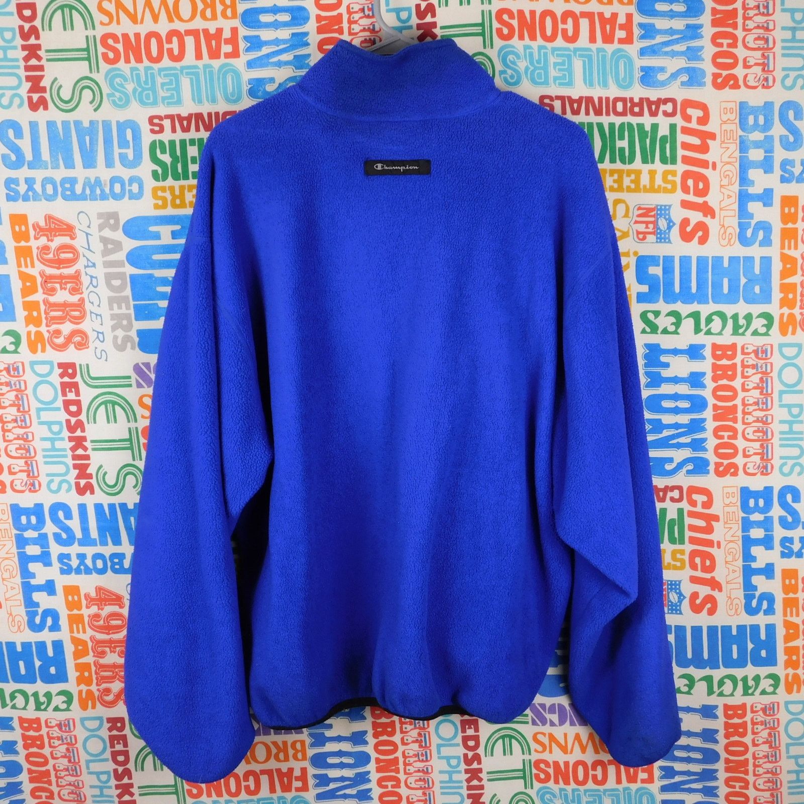 Champion 90s Champion 1/4 Zip Fleece Pullover Size XL Blue Size US XL / EU 56 / 4 - 2 Thumbnail