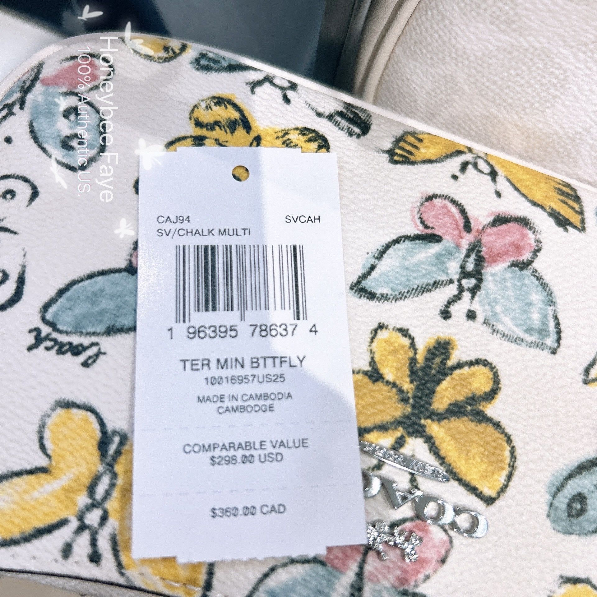 Coach Teri Mini Crossbody Bag With Butterfly Print CAJ94 Size ONE SIZE - 5 Thumbnail