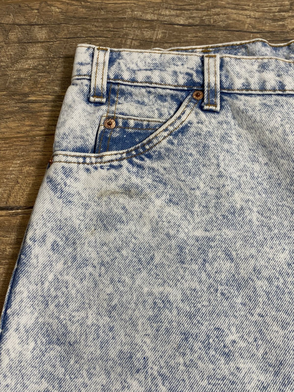 Levi's VINTAGE 80s LEVIS 550 ORANGE TAB ACID WASH JEANS MADE IN USA Size US 36 / EU 52 - 6 Thumbnail