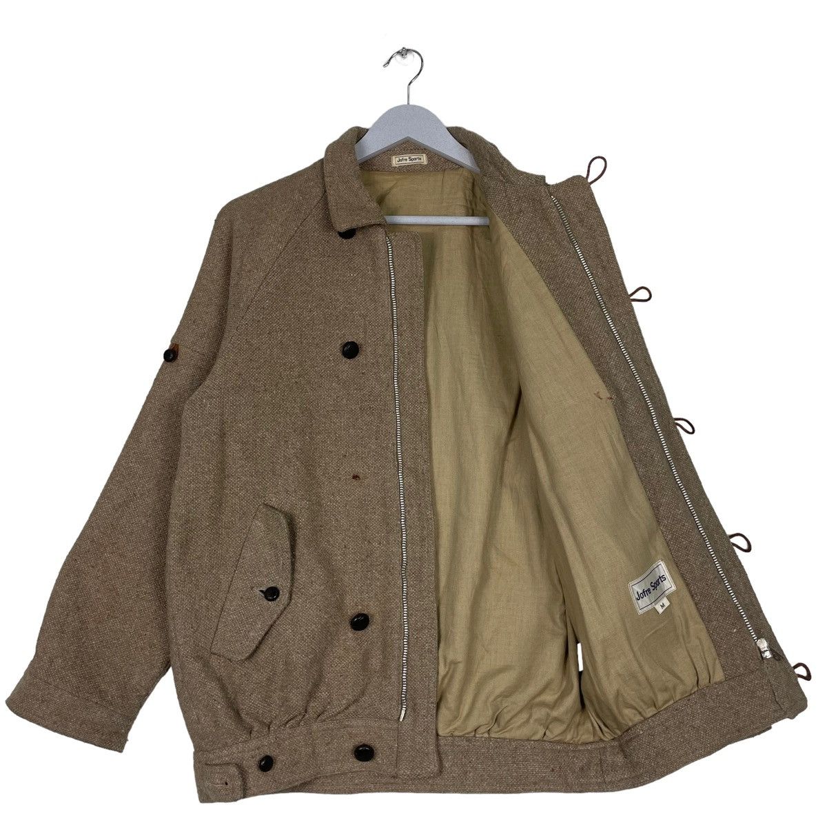 Issey Miyake × Japanese Brand × Vintage 💥70s JOFRE SPORT WOOL BOMBER JACKET Size US M / EU 48-50 / 2 - 8 Thumbnail