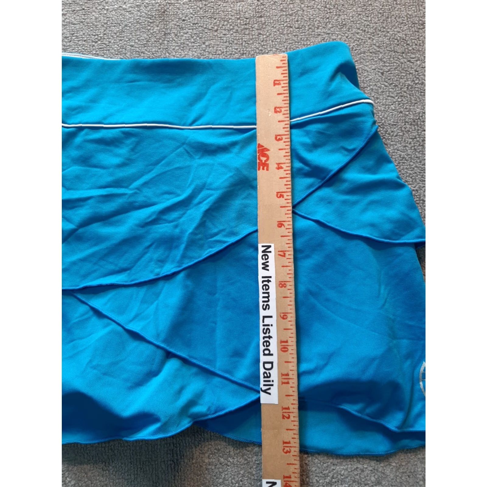 Vintage **Loriet Women's Small Blue Elastic Waist Casual Sports Mini Skirt** User: Loriet Women's Small Blue Elastic Waist Casual Sports Mini Skirt Size 28" / US 6 / IT 42 - 3 Thumbnail