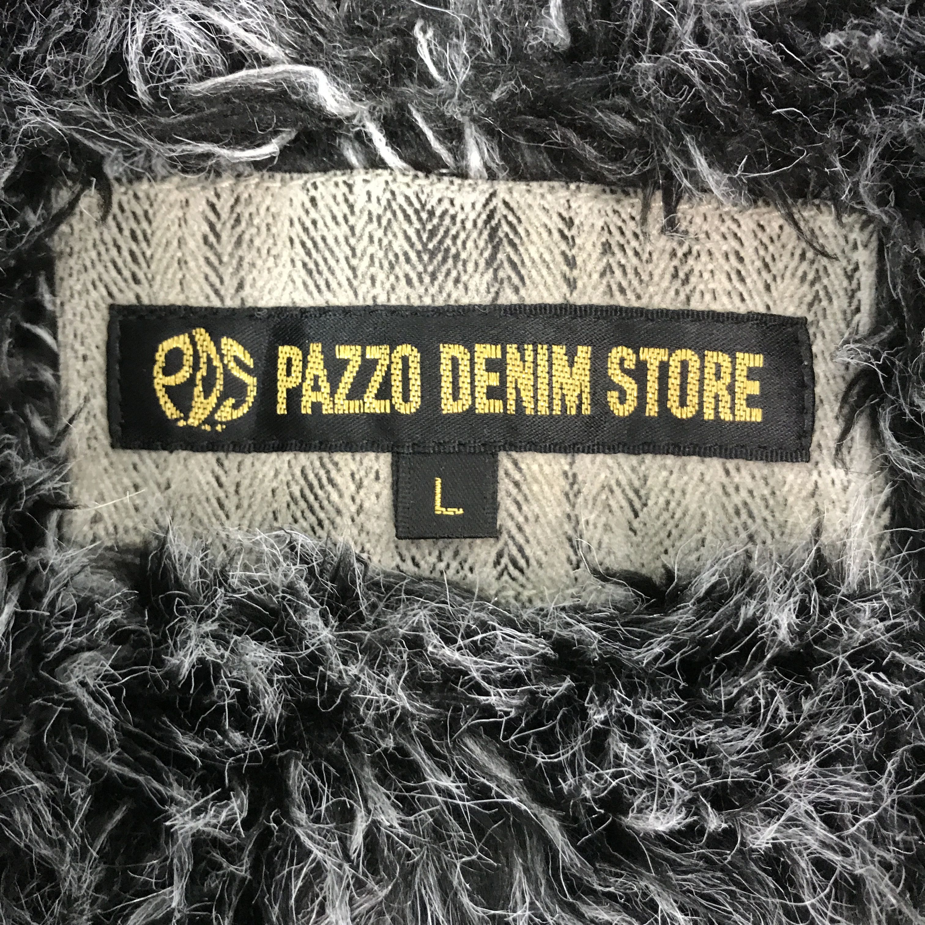 If Six Was Nine JAPANESE PAZZO DENIM STORE FUR STYLE JACKET K71B5 Size US L / EU 52-54 / 3 - 10 Thumbnail
