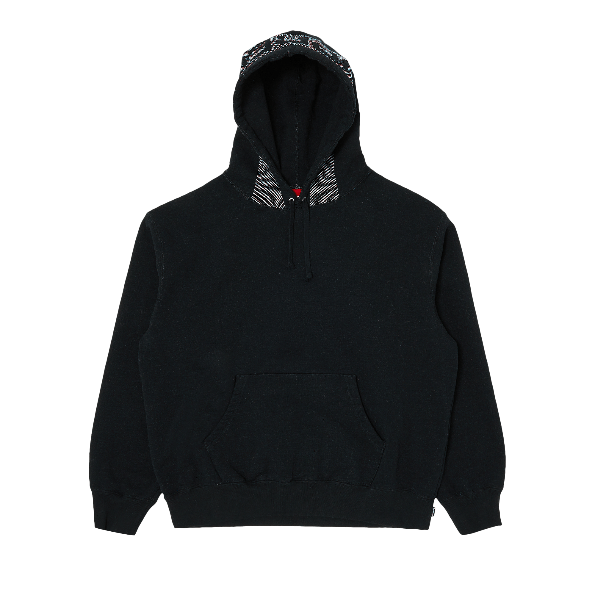 Supreme Supreme Big Logo Jacquard Hooded Sweatshirt Black