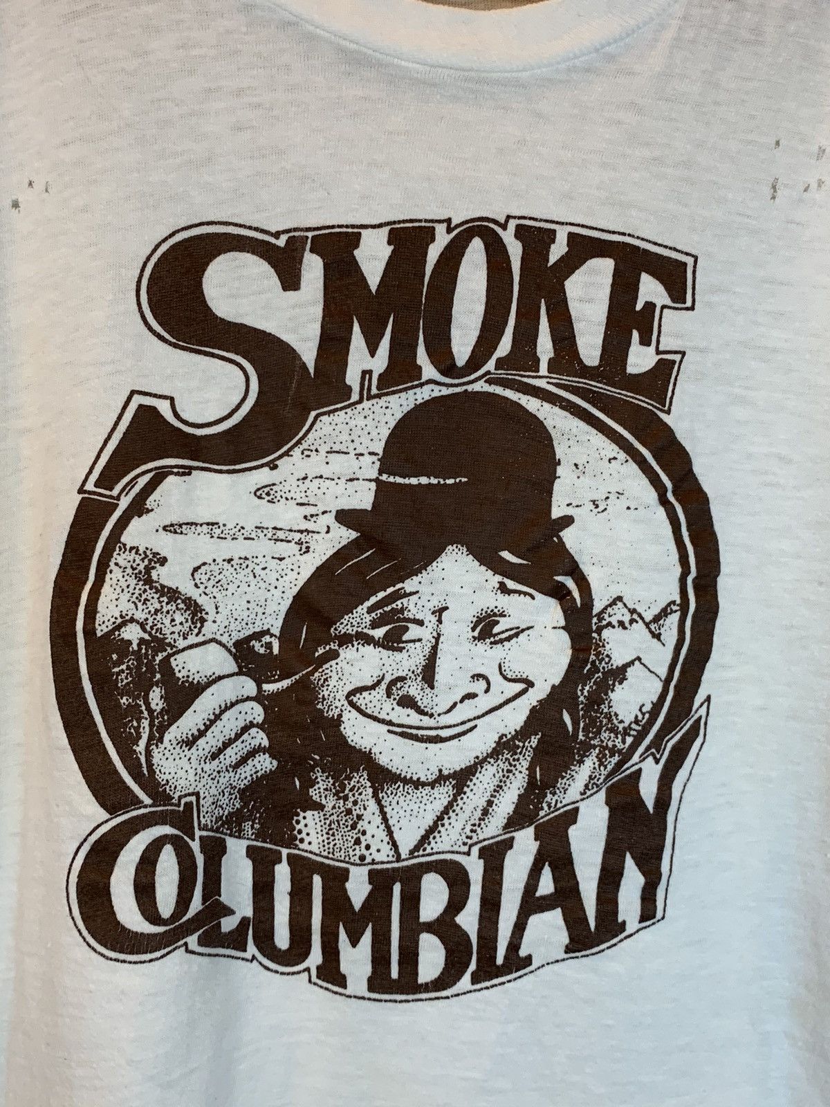 Vintage RARE* Vintage 1960’s Smoke Columbian Single Stitch Art Shirt Size US L / EU 52-54 / 3 - 3 Thumbnail