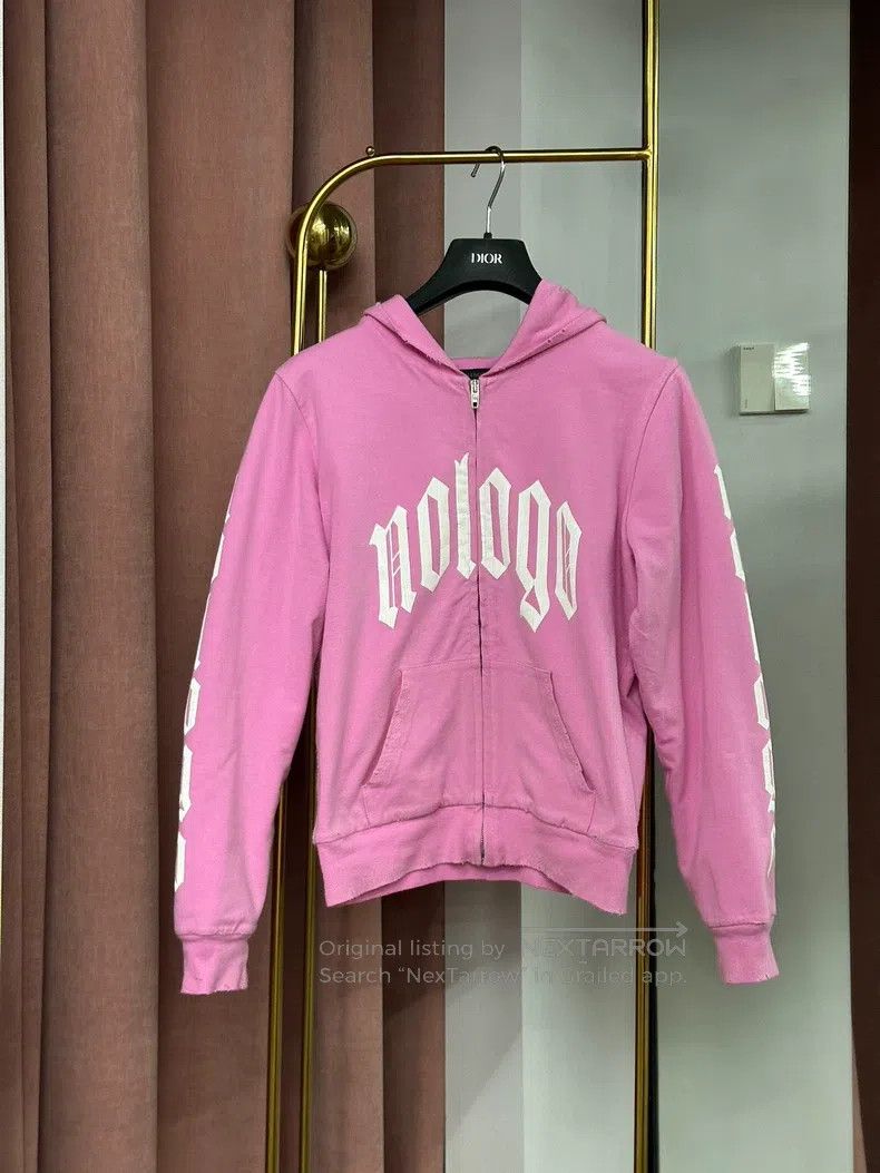 Balenciaga Balenciaga Pink letter logo sweater coat long sleeve top Size US S / EU 44-46 / 1 - 1 Thumbnail