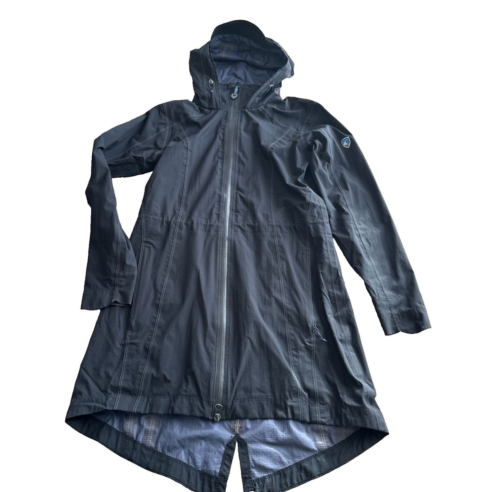 Kuhl Projekt Hooded Fishtail Parka Jacket Women XS Black