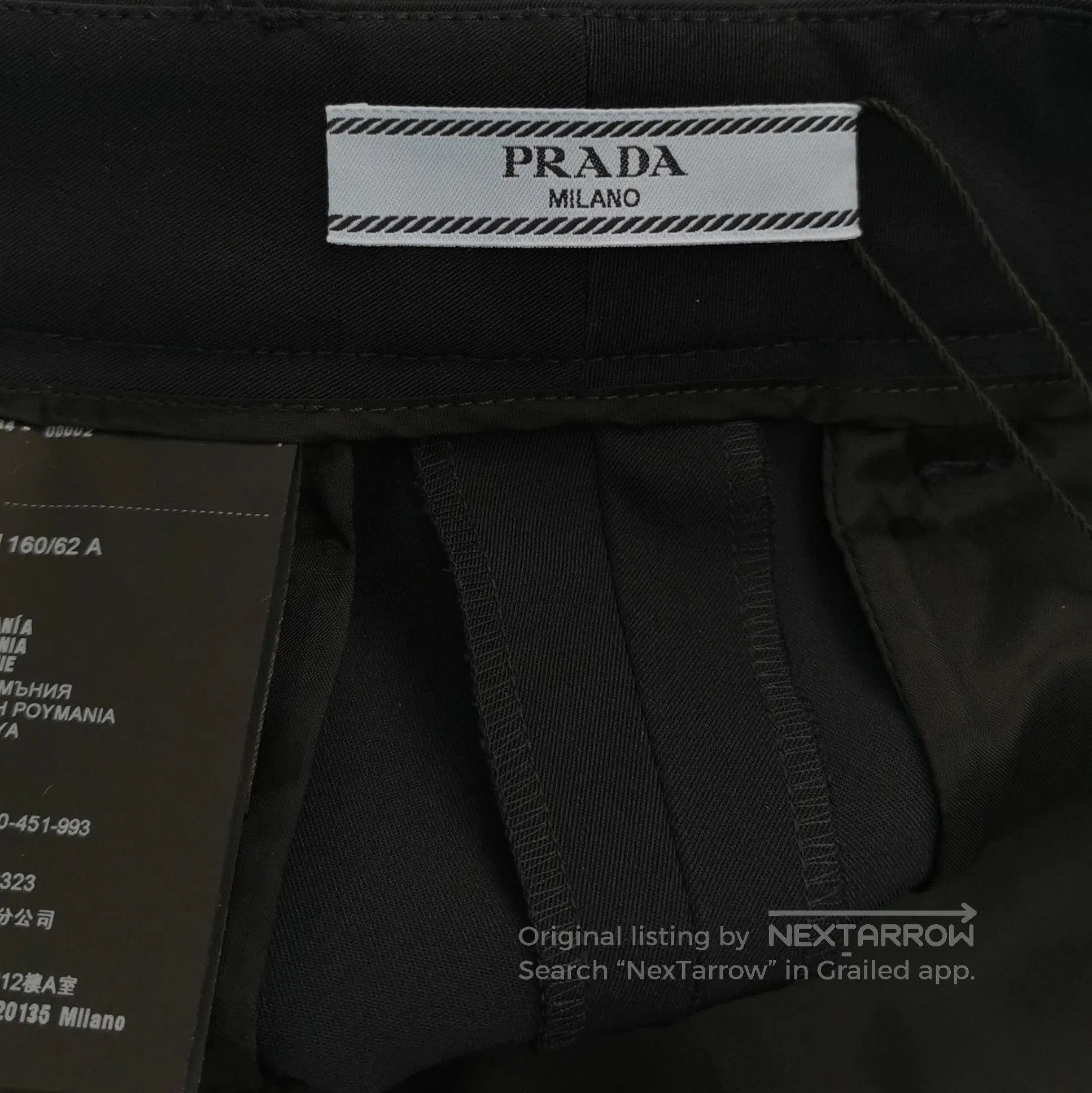 Prada Prada Solid Color Trousers Size 38 . Size 37" - 3 Thumbnail