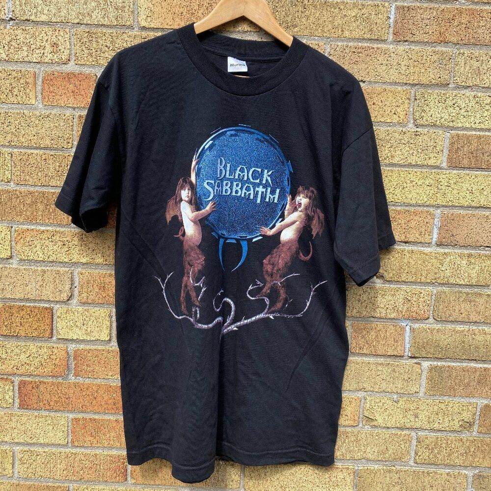 Vintage 1999 Black Sabbath Reunion Tour Band T Shirt Large